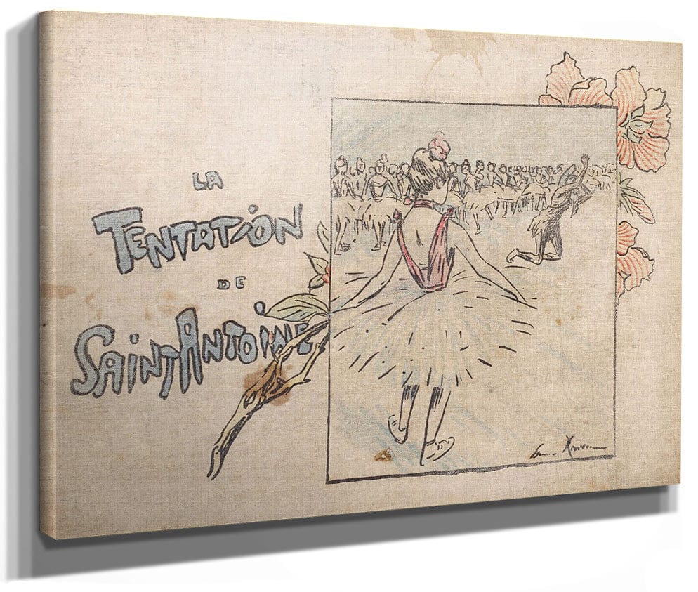 Selected Pages From The Shadow Theater Album La Tentation De Saint Antoine (Temptation Of Saint Anthony) 3 By Henri Riviere
