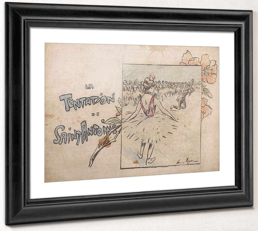 Selected Pages From The Shadow Theater Album La Tentation De Saint Antoine (Temptation Of Saint Anthony) 3 By Henri Riviere - Image 2