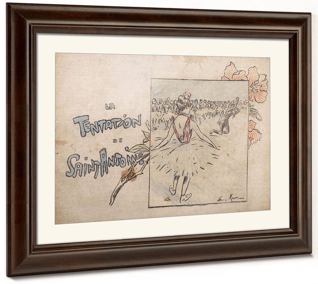Selected Pages From The Shadow Theater Album La Tentation De Saint Antoine (Temptation Of Saint Anthony) 3 By Henri Riviere - Image 3