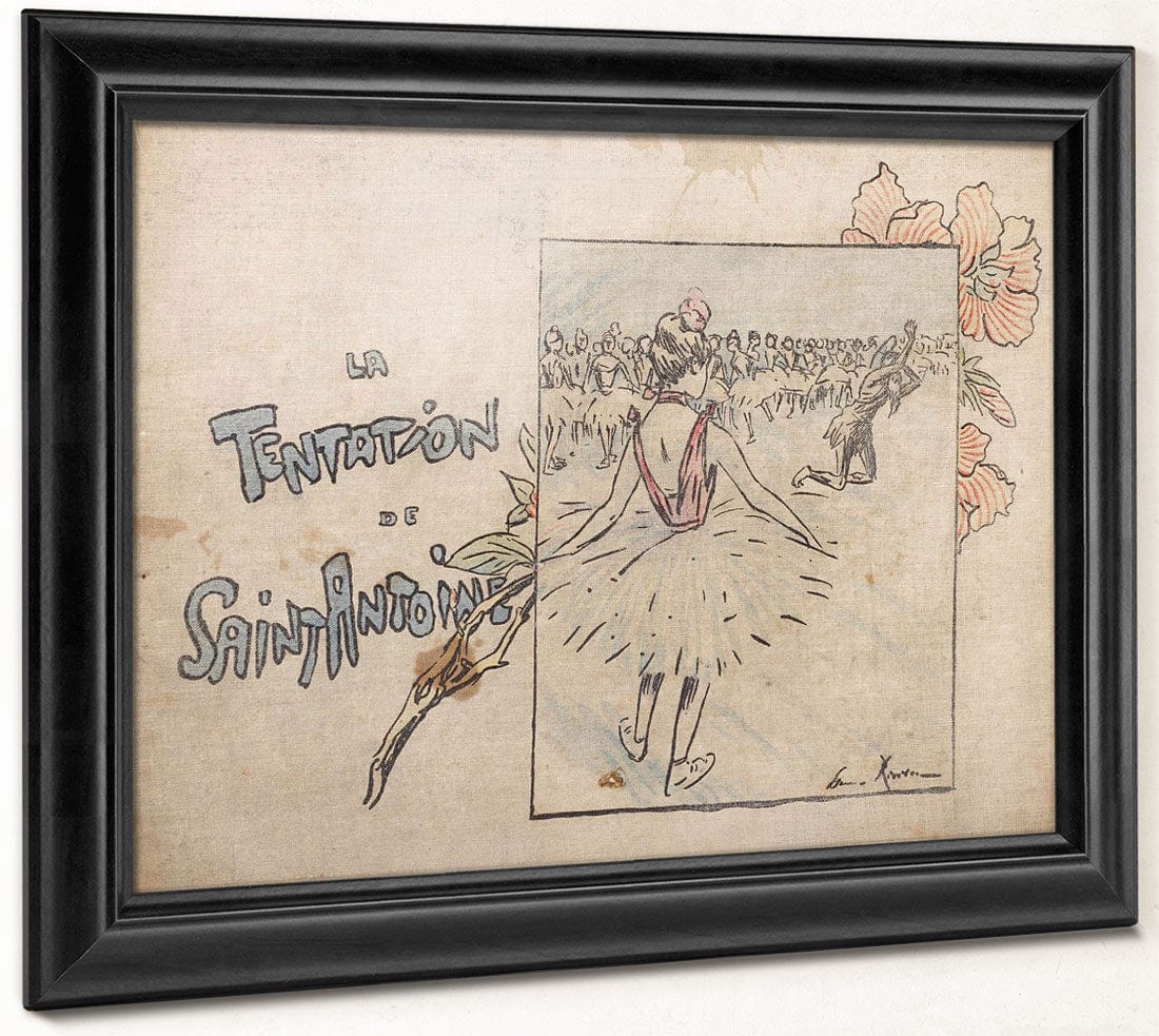 Selected Pages From The Shadow Theater Album La Tentation De Saint Antoine (Temptation Of Saint Anthony) 3 By Henri Riviere - Image 6