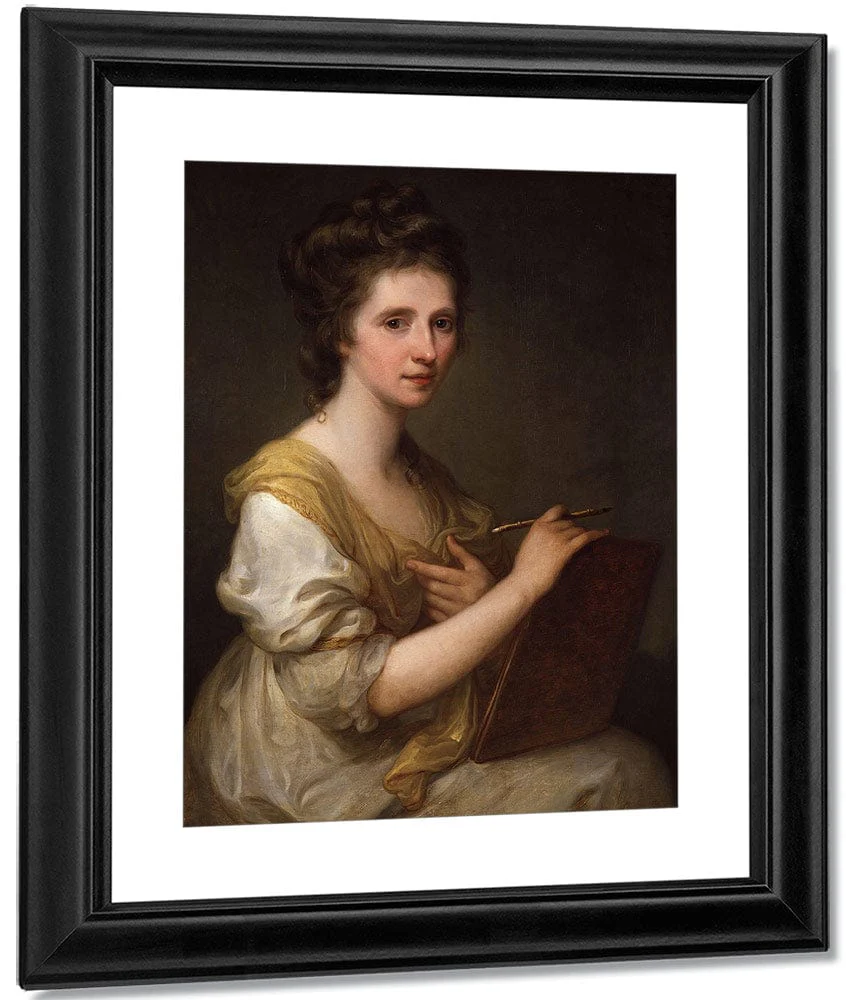 Self Portrait 1770 1775 73 7X61Cm National Portrait Gallery Npg430 By Angelica Kauffmann - Image 3