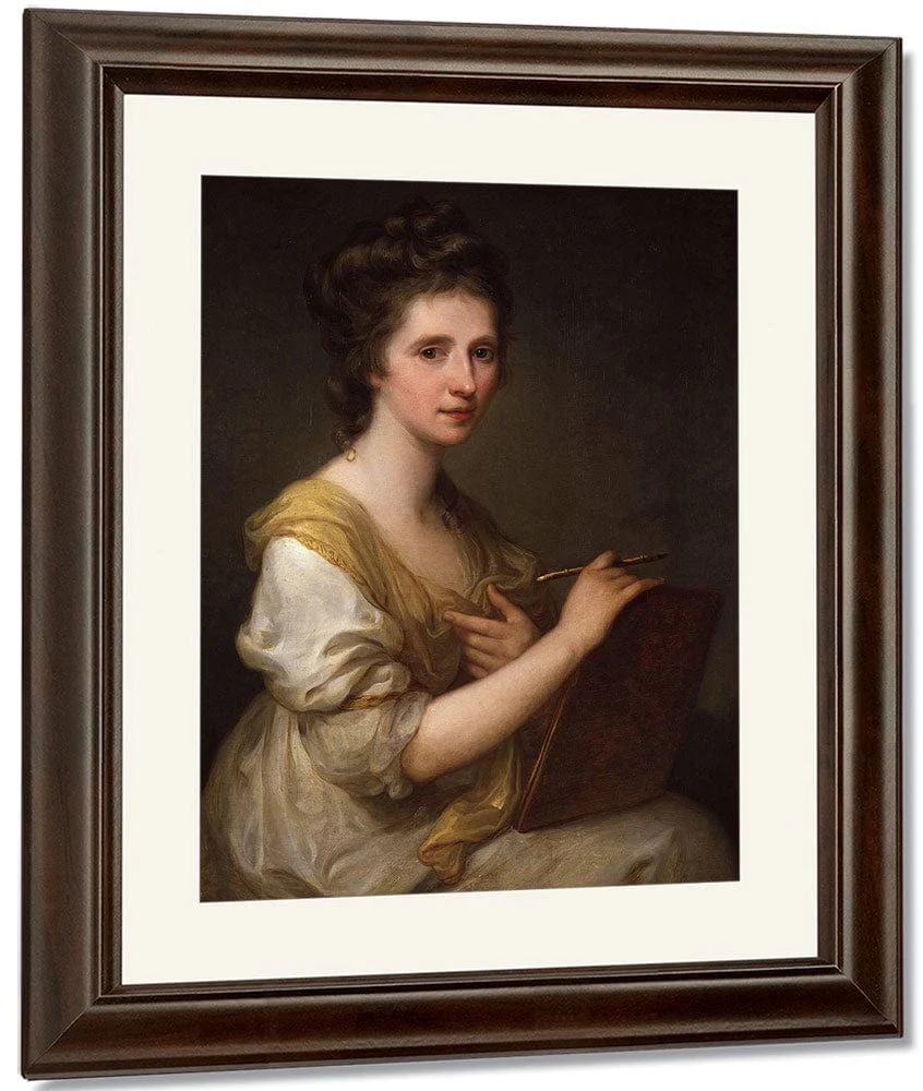 Self Portrait 1770 1775 73 7X61Cm National Portrait Gallery Npg430 By Angelica Kauffmann - Image 4