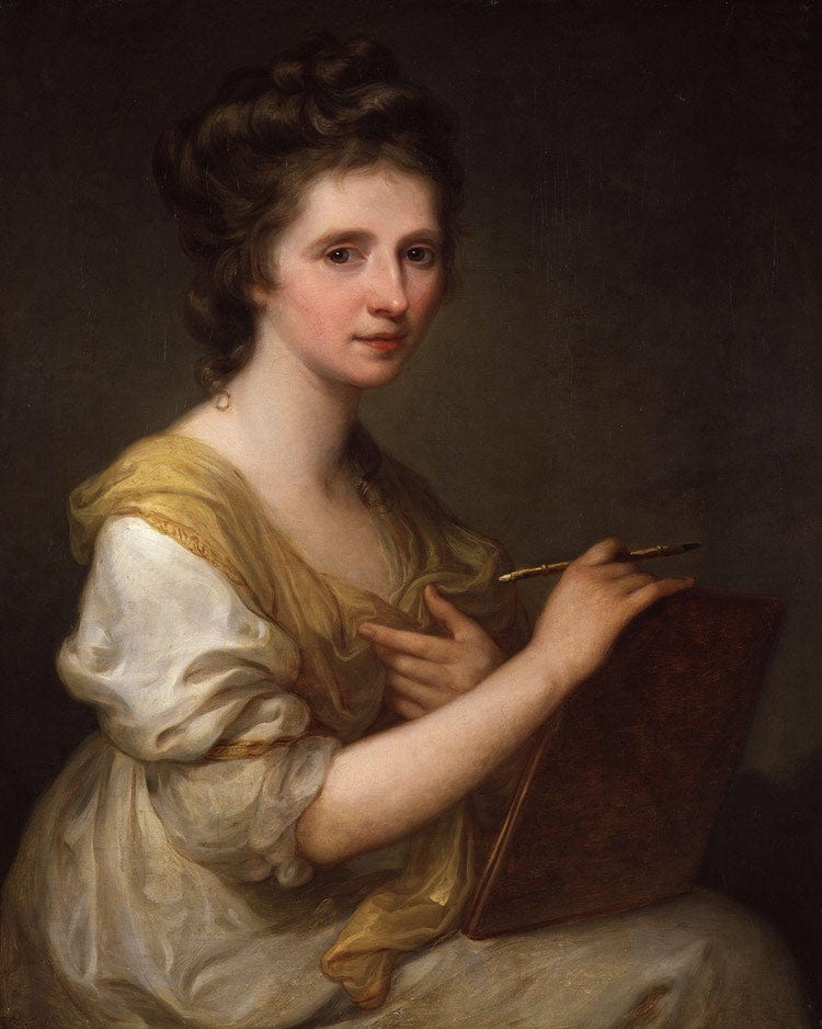 Self Portrait 1770 1775 73 7X61Cm National Portrait Gallery Npg430 By Angelica Kauffmann - Image 6