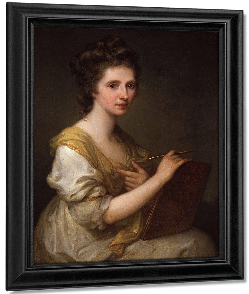 Self Portrait 1770 1775 73 7X61Cm National Portrait Gallery Npg430 By Angelica Kauffmann - Image 7