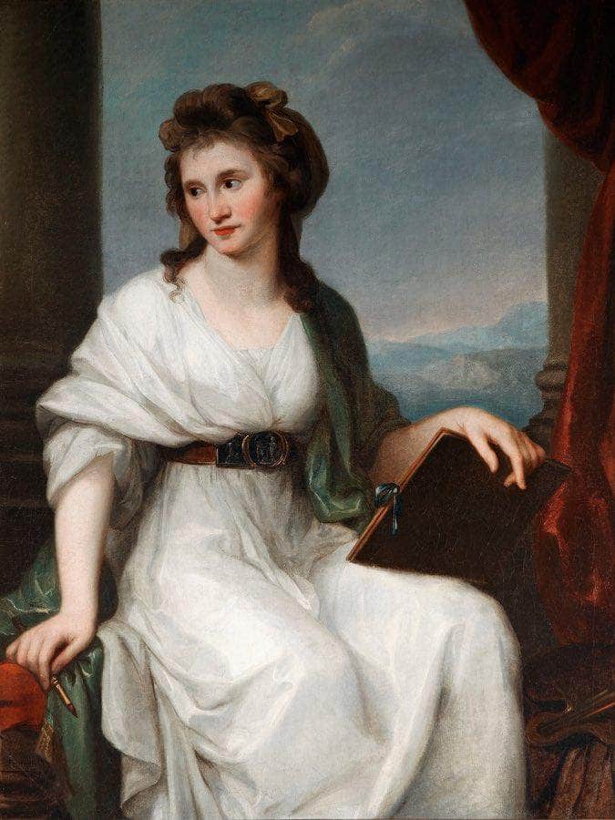 Self Portrait 1800 111 7X87Cm Cobbe Collection Cc 347 By Angelica Kauffmann - Image 6