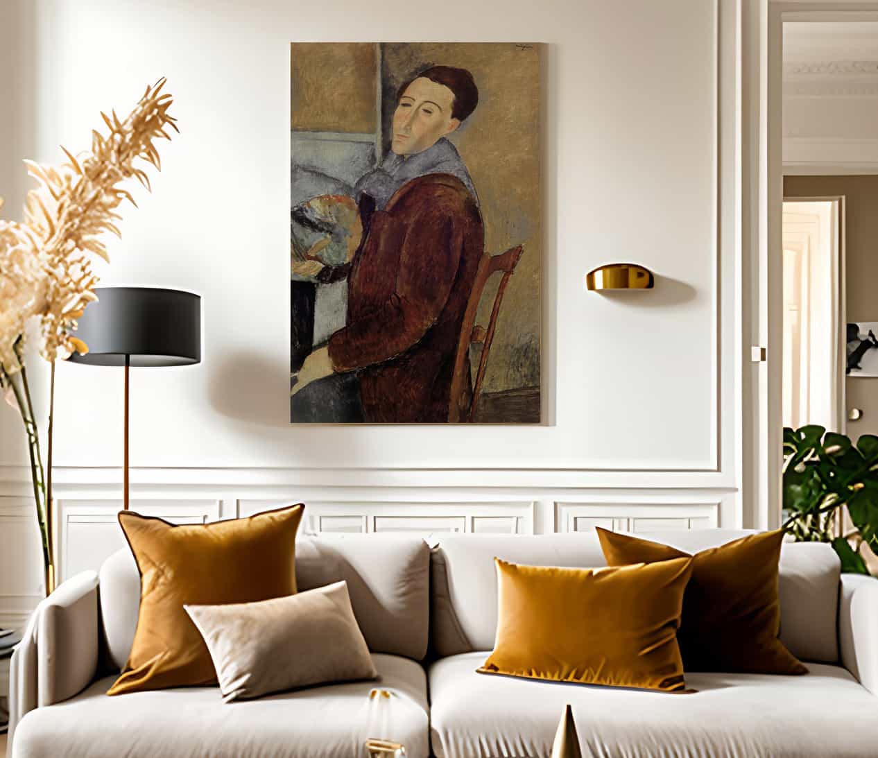 Self Portrait By Amedeo Modigliani - Image 2