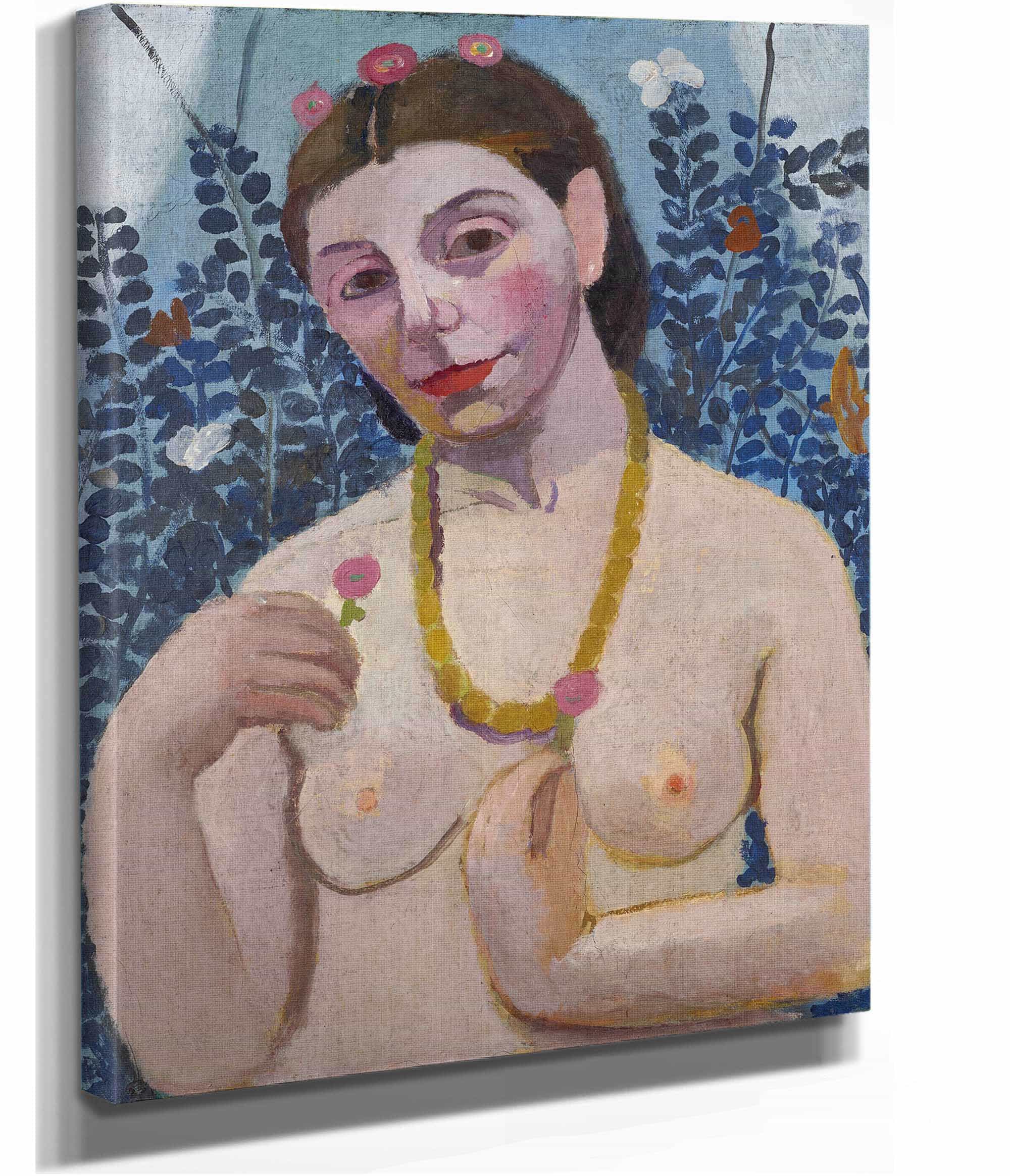 Self Portrait As A Half Length Nude With Amber Necklace Ii by Paula Modersohn Becker - Image 2