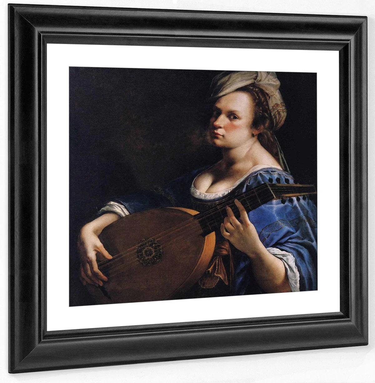 Self Portrait As A Lute Player 1617 By Artemisia Gentileschi - Image 2