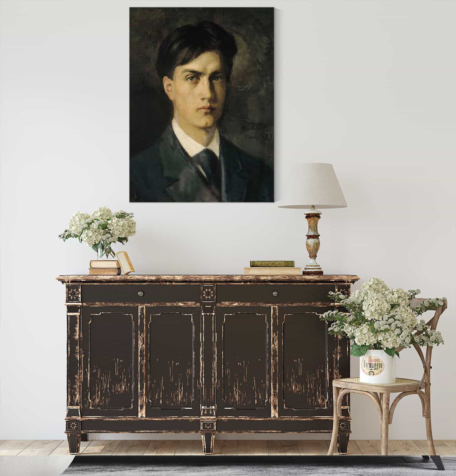 Self Portrait by Albert Edelfelt - Image 4