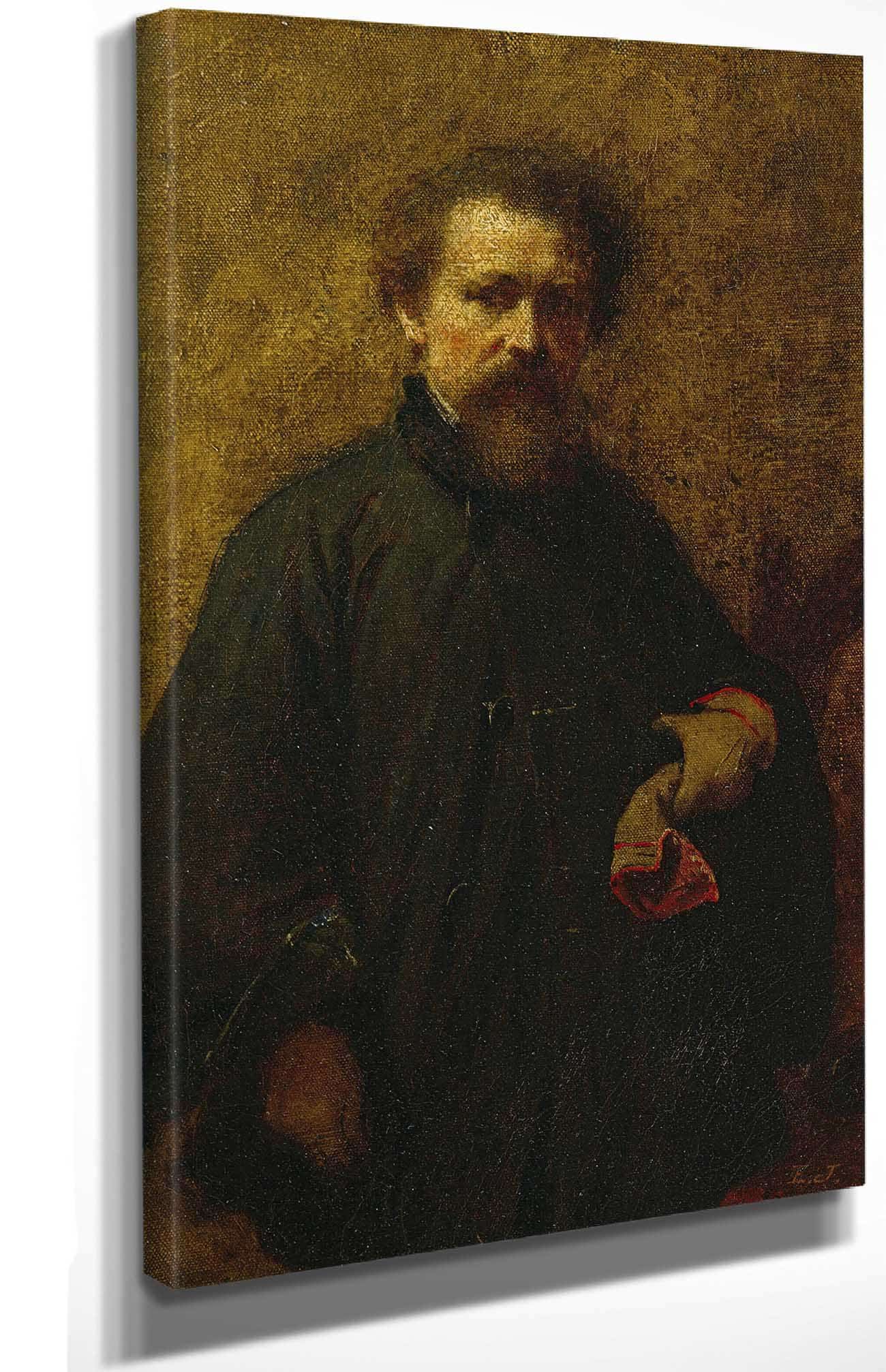Self Portrait by Eastman Johnson - Image 4
