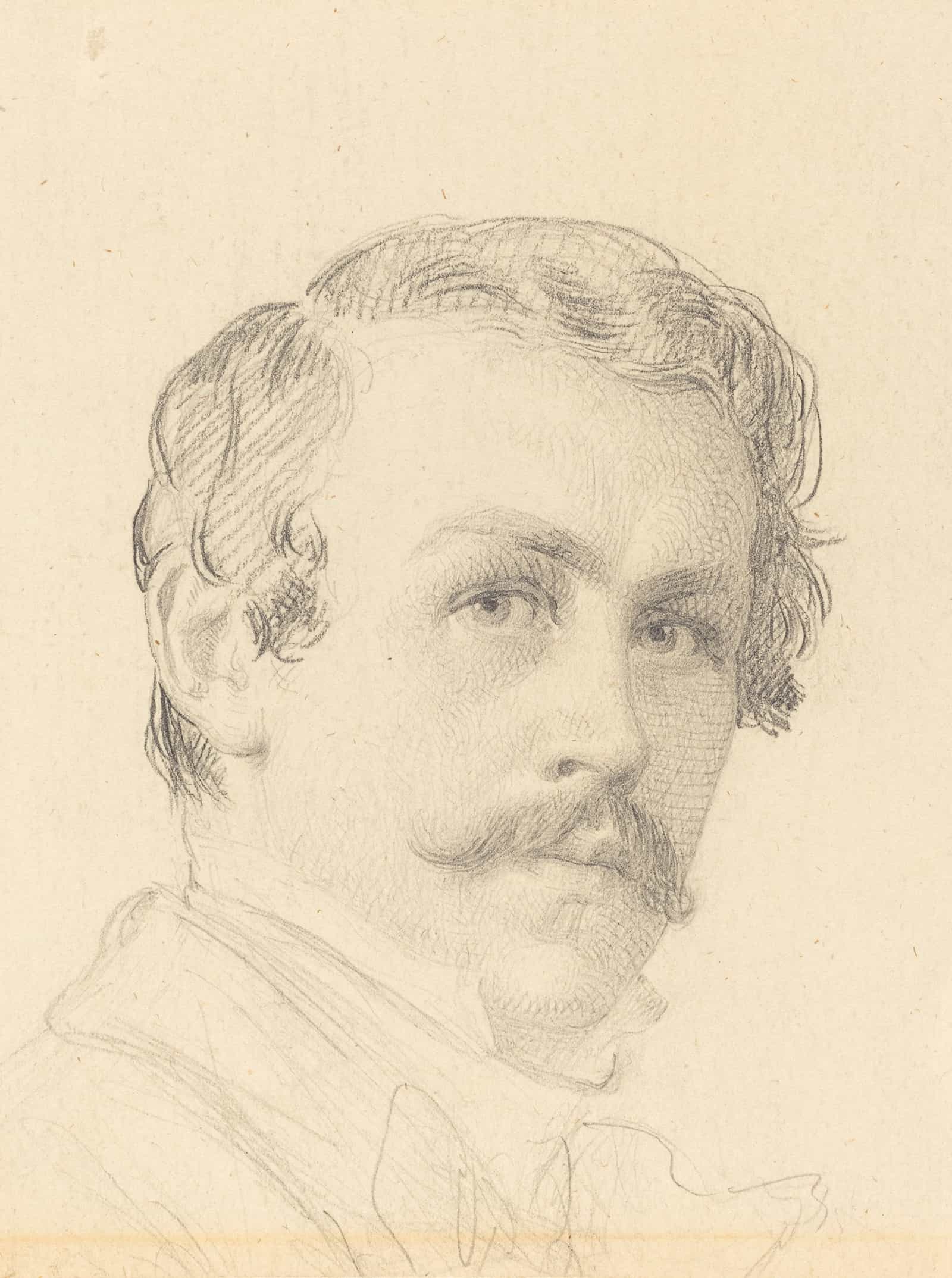 Self Portrait by Eastman Johnson - Image 6