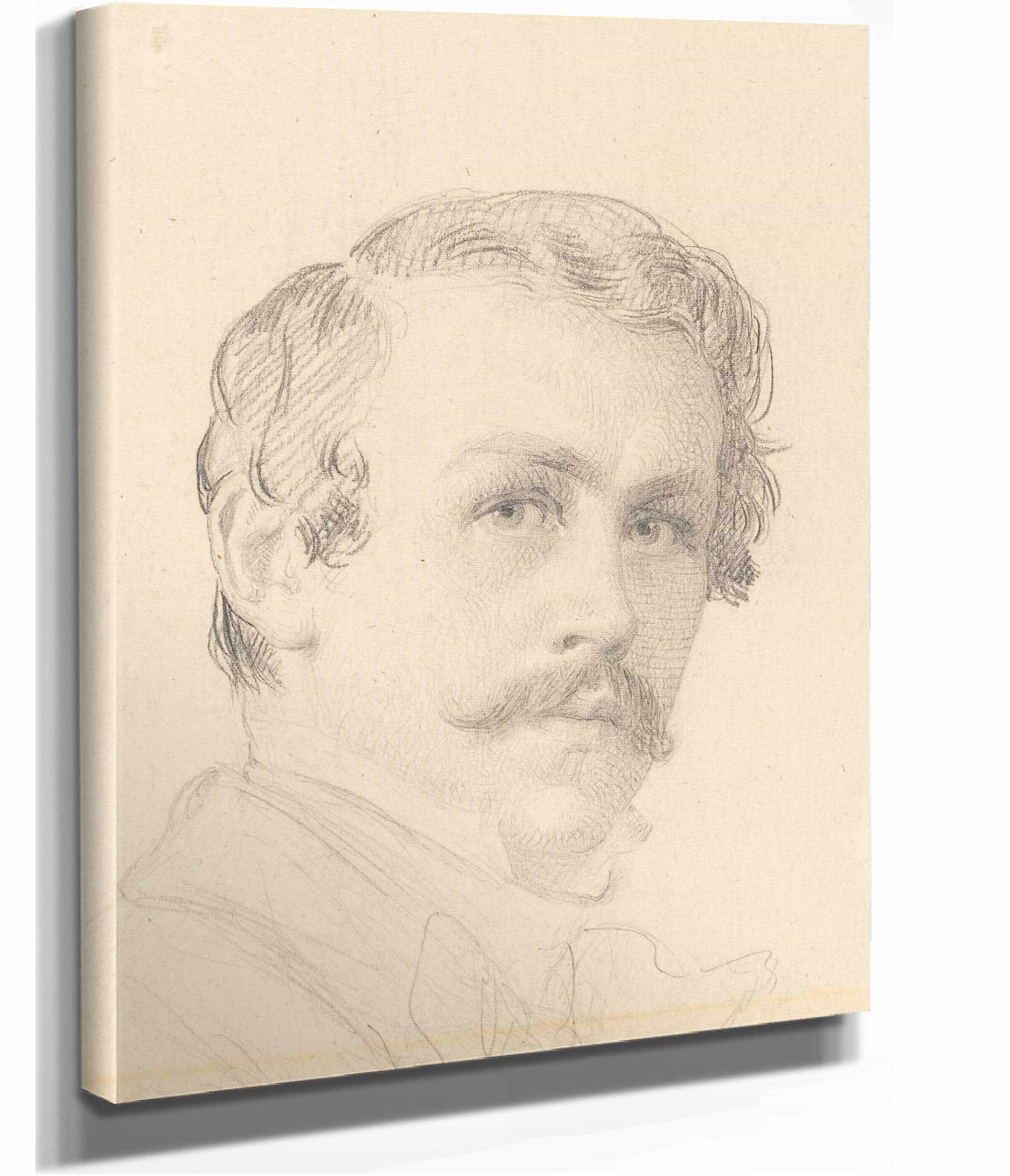 Self Portrait by Eastman Johnson - Image 7