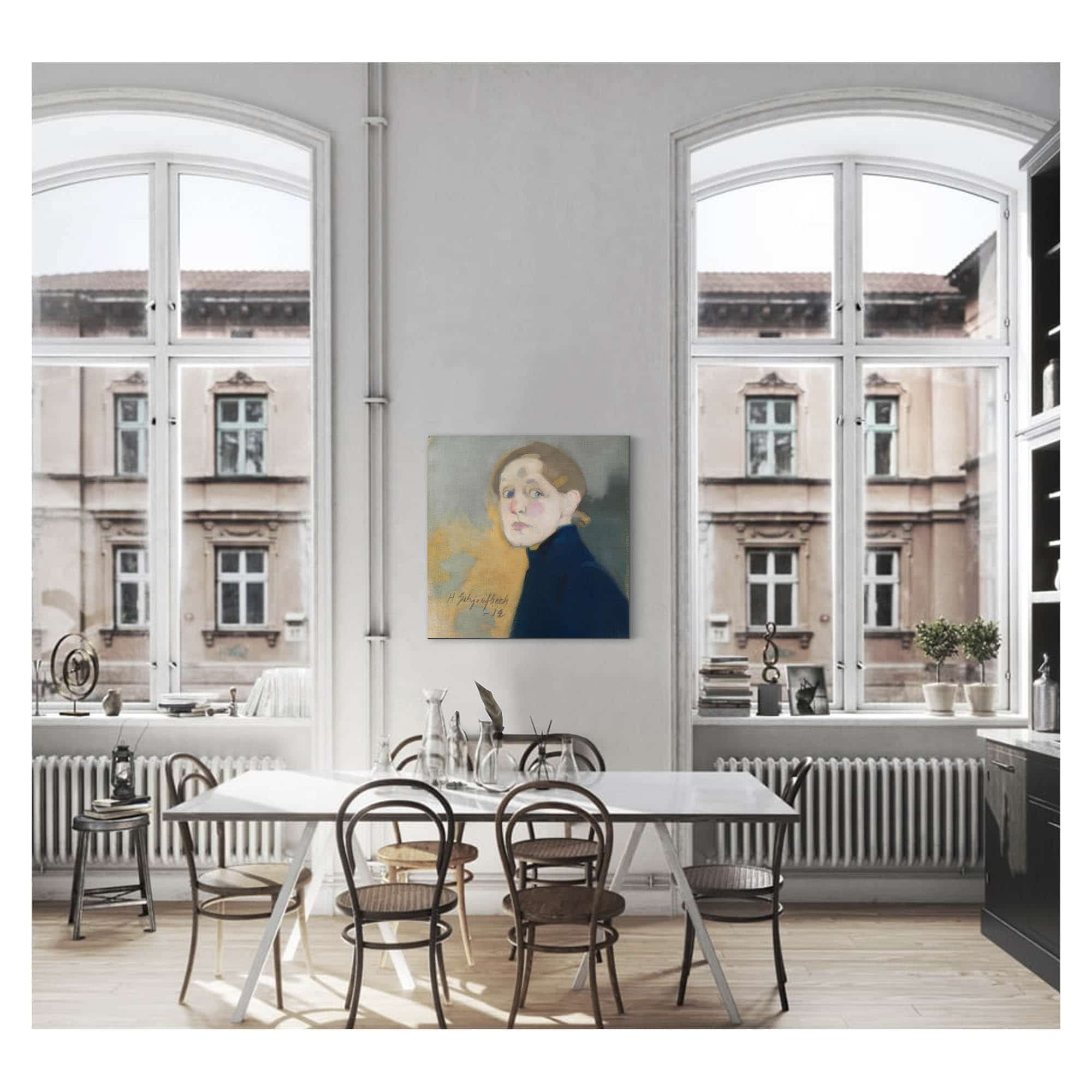 Self Portrait by Helene Schjerfbeck - Image 9