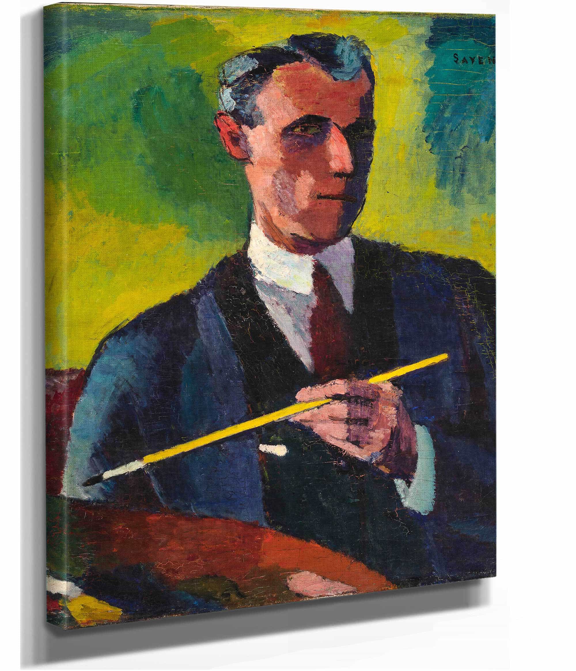 Self Portrait by Henry Lyman Sayen - Image 2