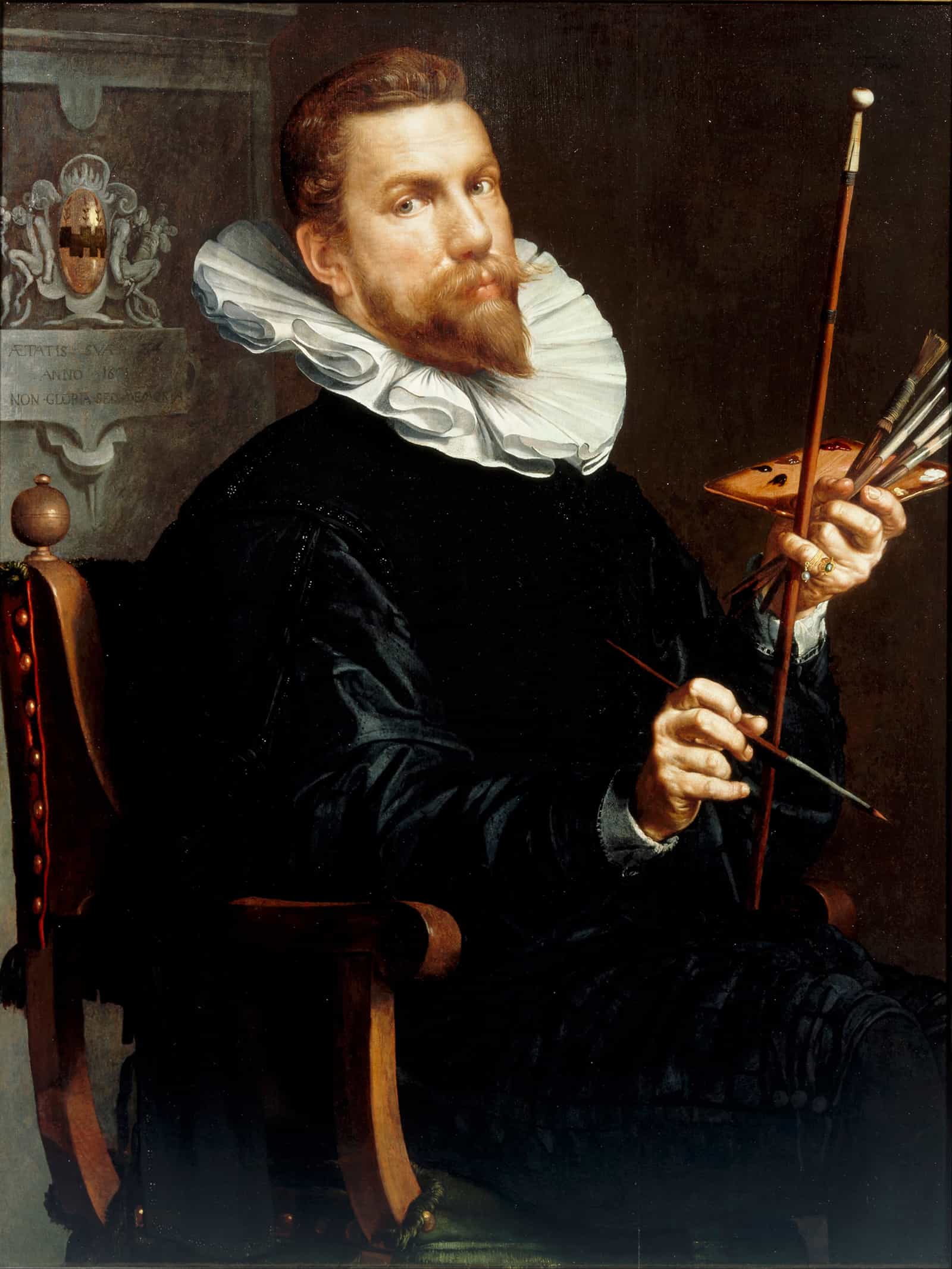 Self Portrait by Joachim Wtewael - Image 2