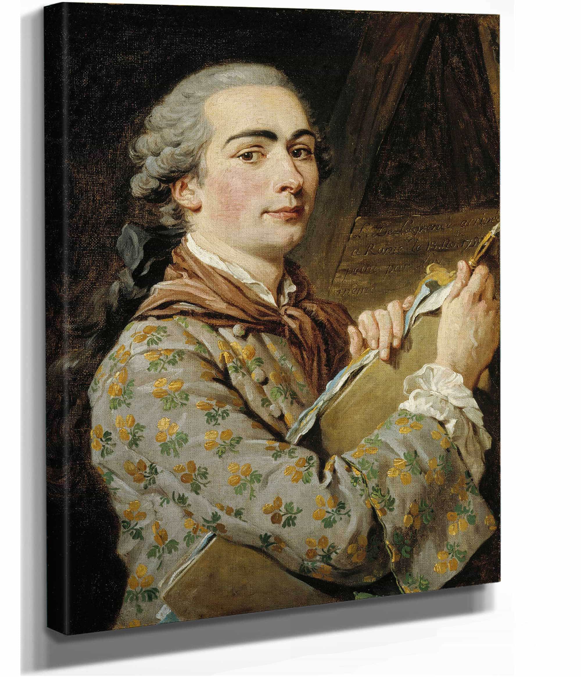 Self Portrait by Louis Jean Francois Lagrenee - Image 2