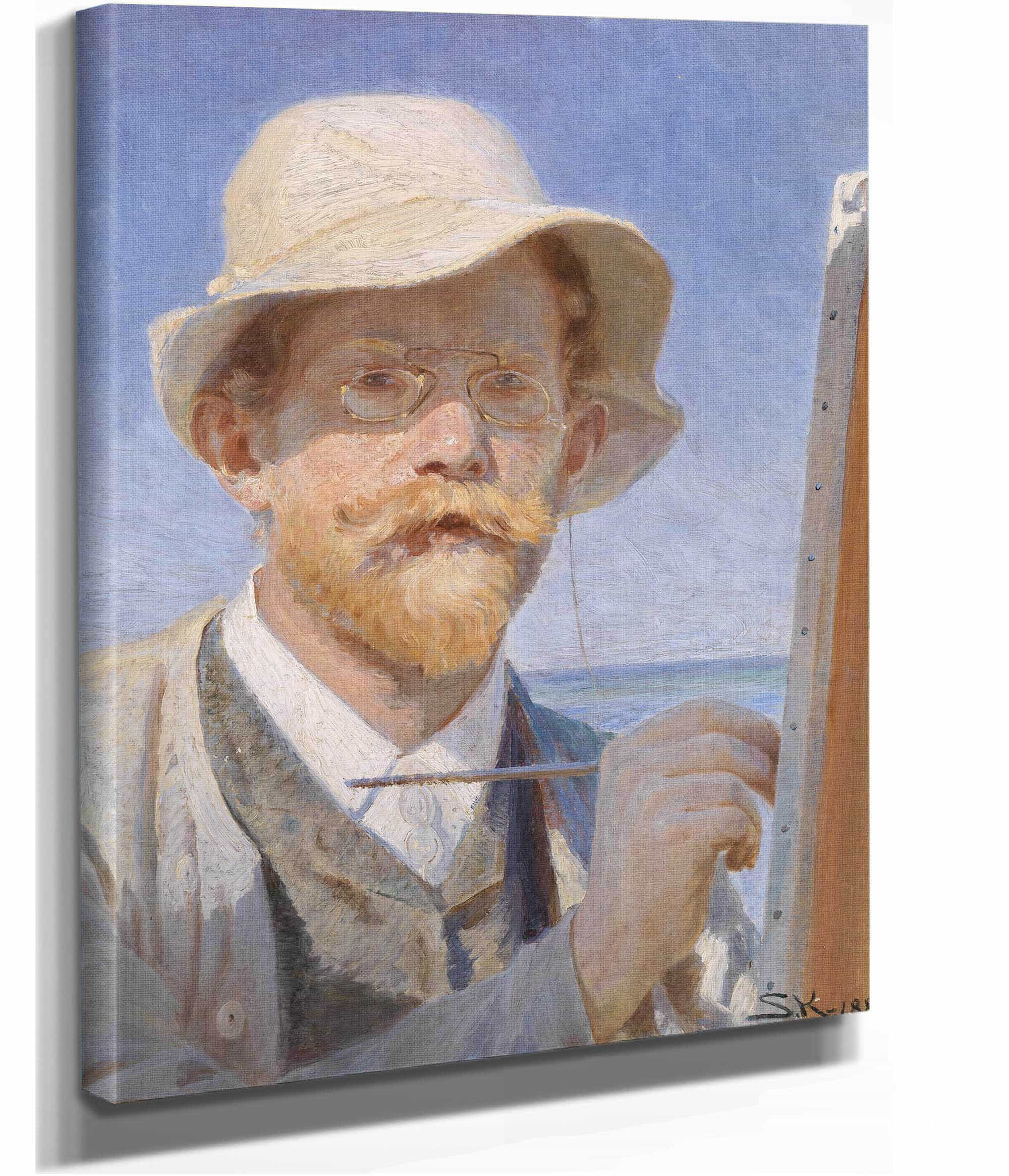 Self Portrait by Peder Severin Kroyer - Image 2