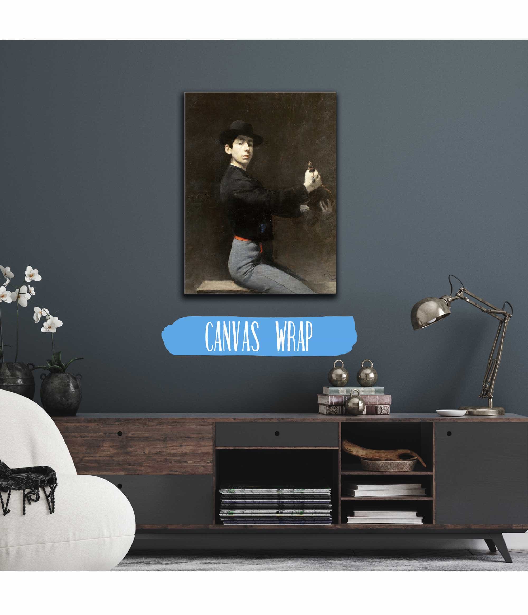 Self Portrait by Ramon Casas - Image 9