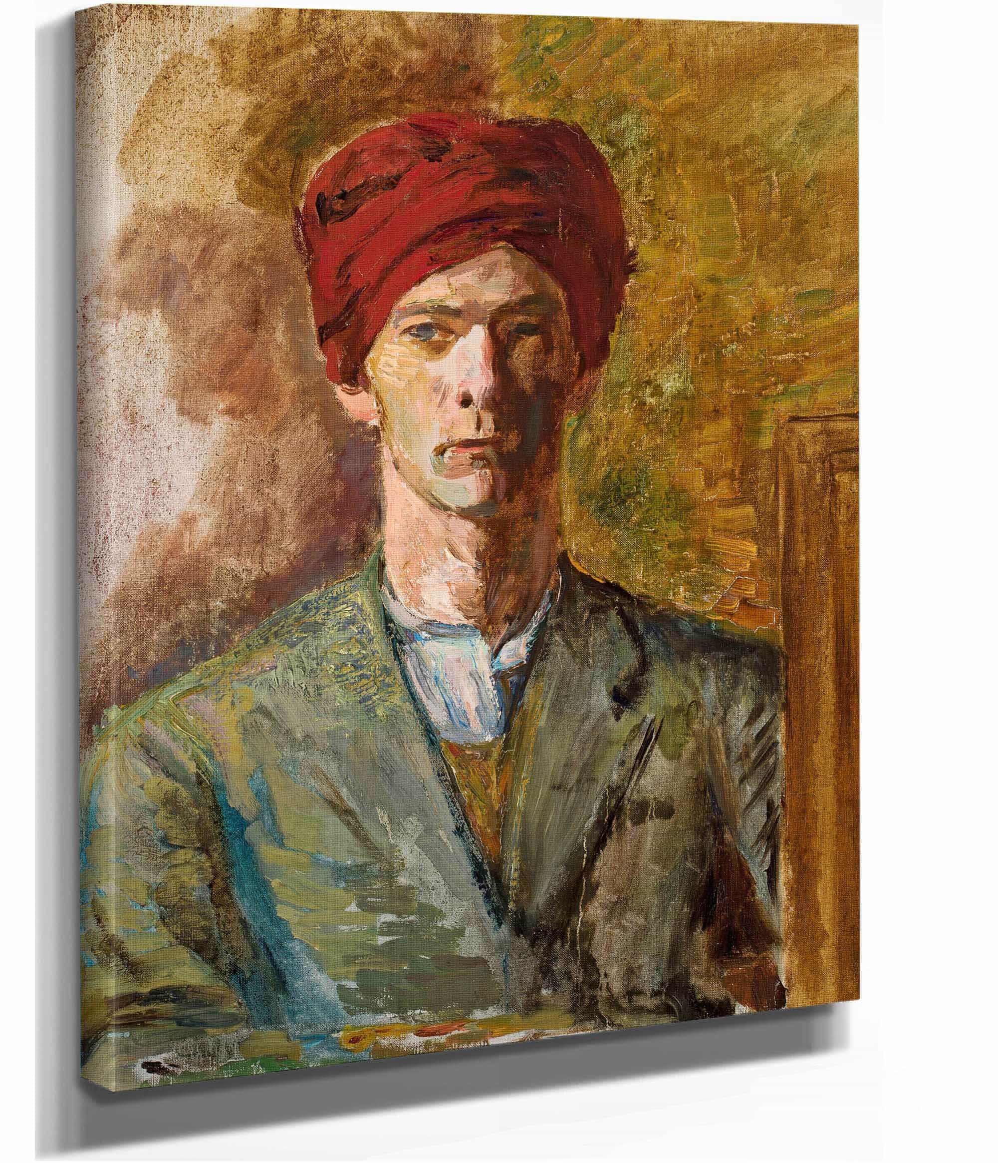 Self Portrait In A Turban by Zygmunt Waliszewski - Image 2