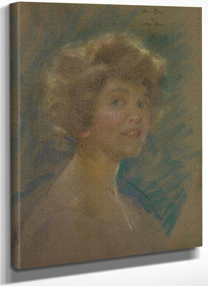 Self Portrait In Light Tones. By Alice Pike Barney