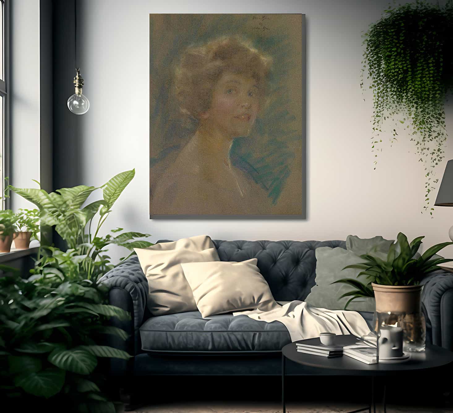 Self Portrait In Light Tones. By Alice Pike Barney - Image 2
