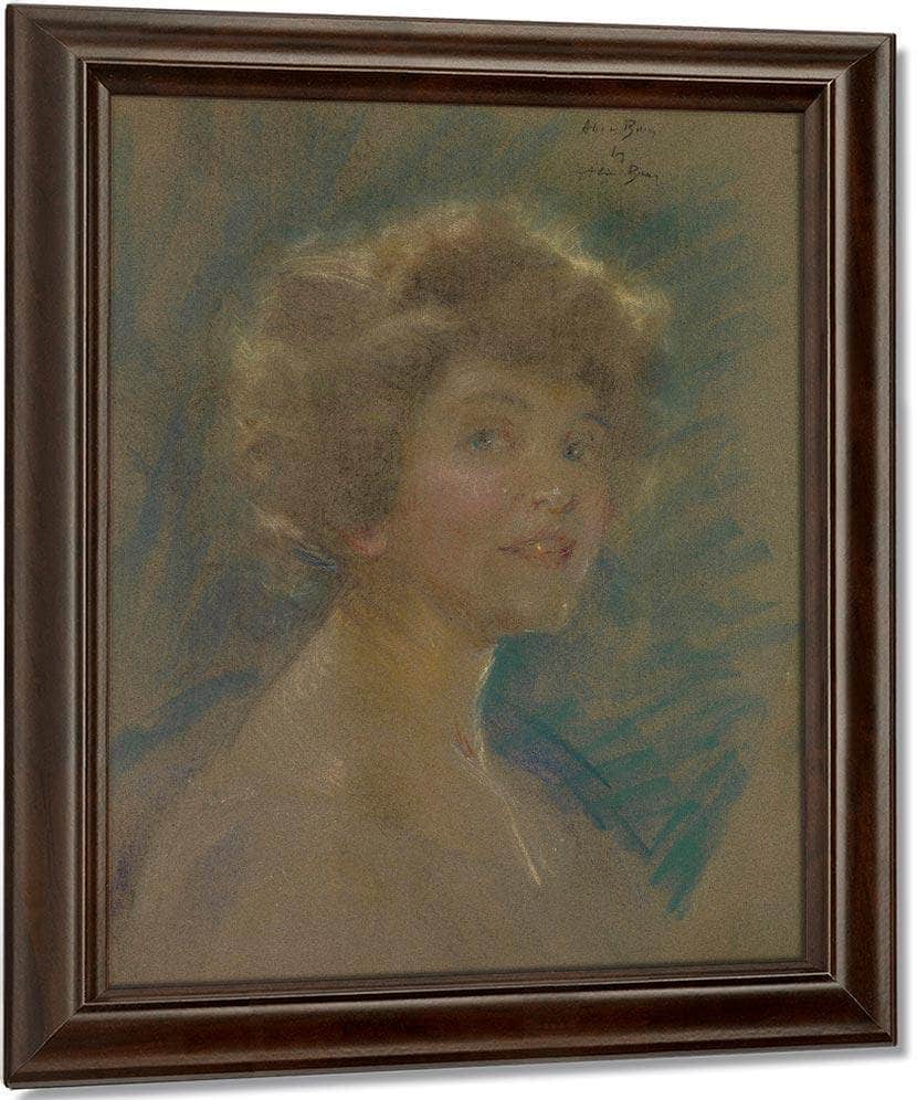 Self Portrait In Light Tones. By Alice Pike Barney - Image 5