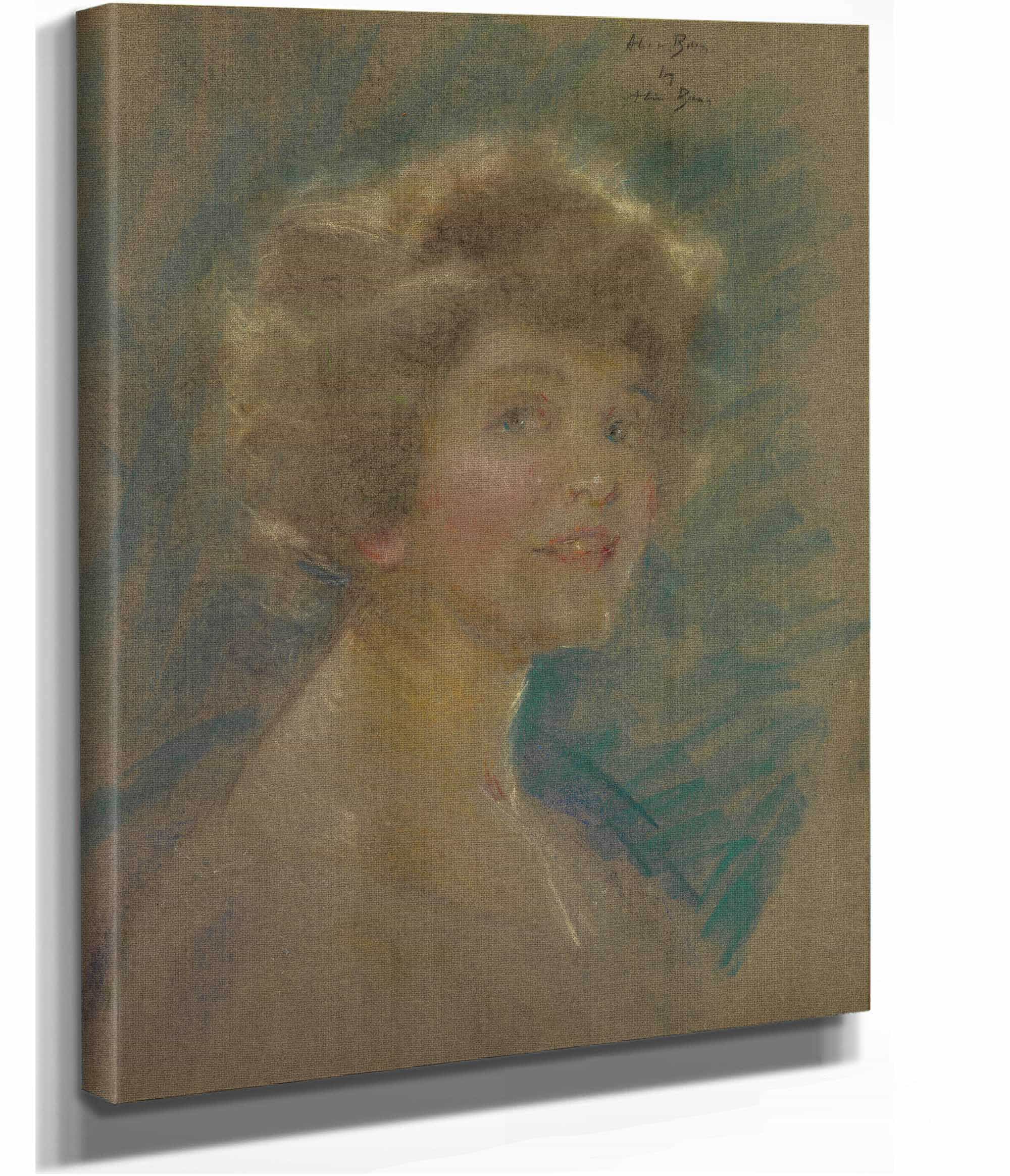 Self Portrait In Light Tones by Alice Pike Barney - Image 2