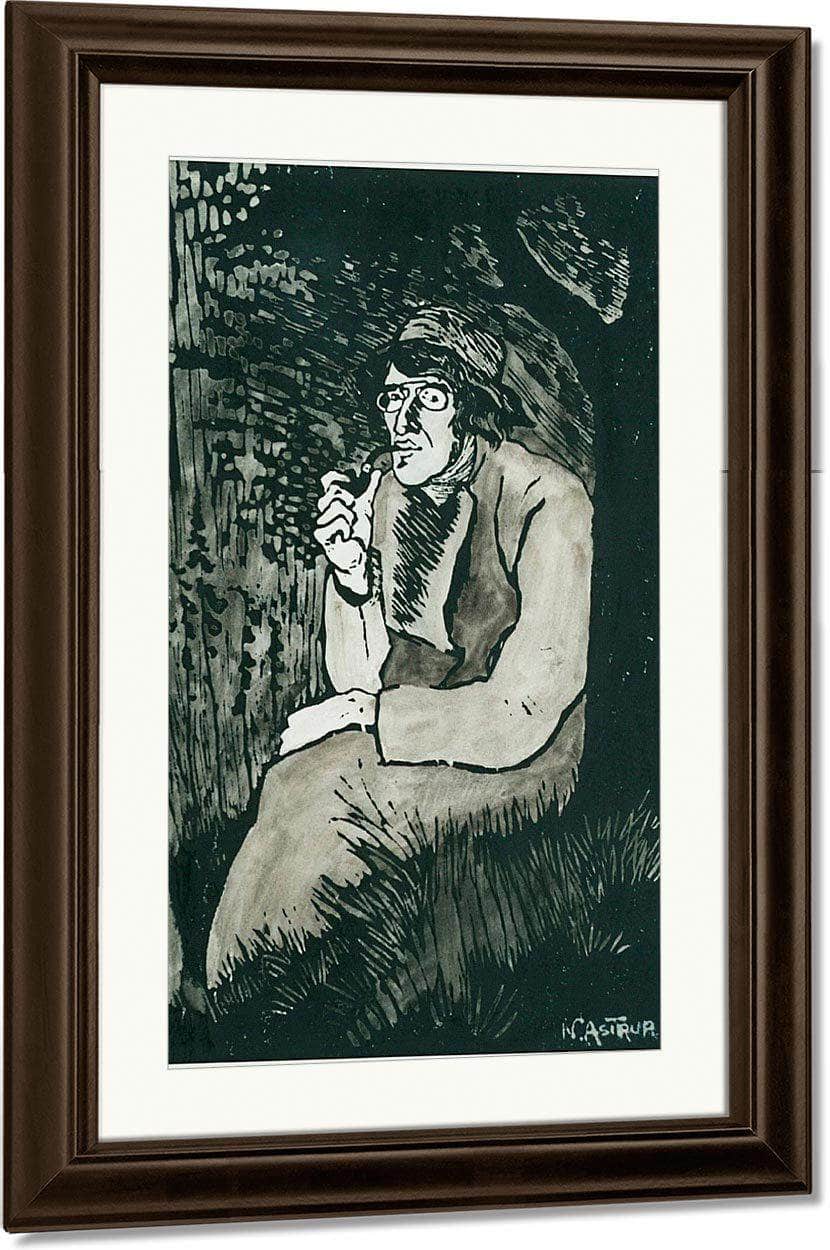Self Portrait (Large) By Nicolai Astrup - Image 2