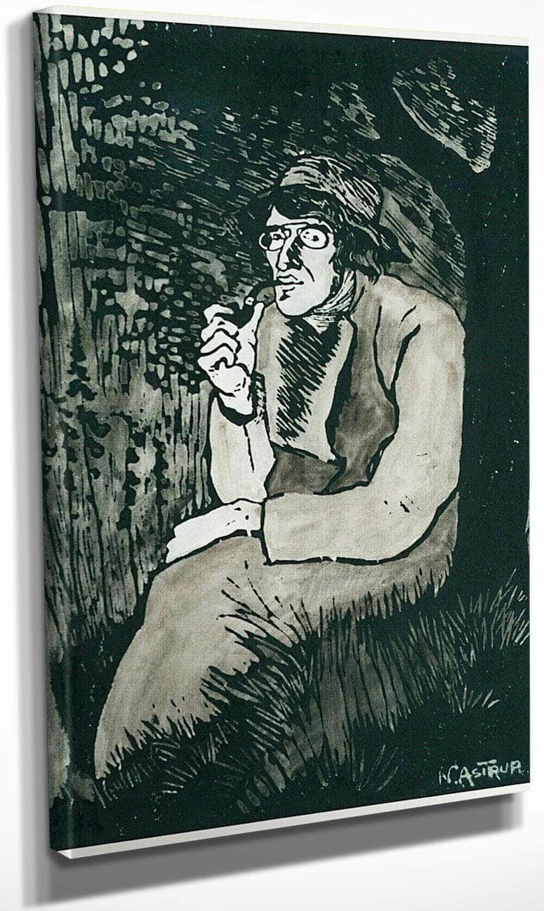 Self Portrait (Large) By Nicolai Astrup - Image 3