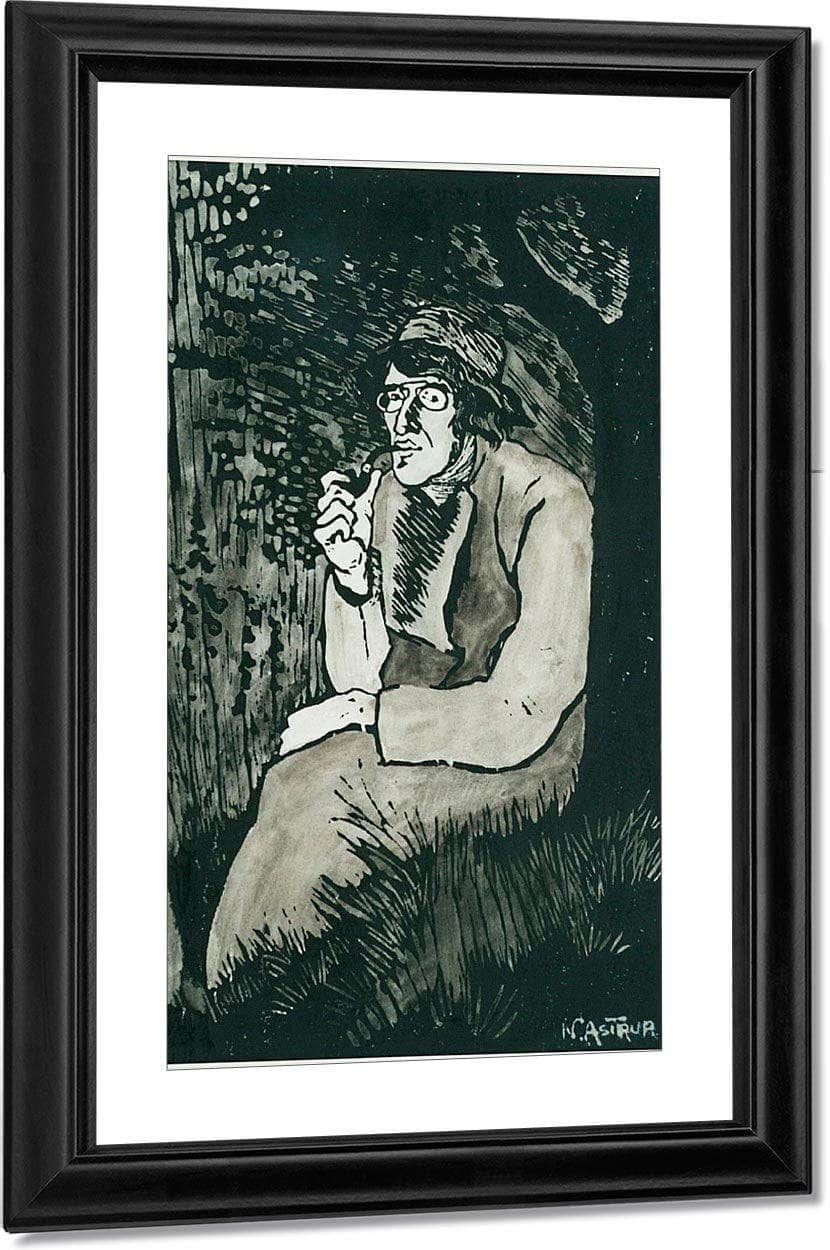 Self Portrait (Large) By Nicolai Astrup - Image 4