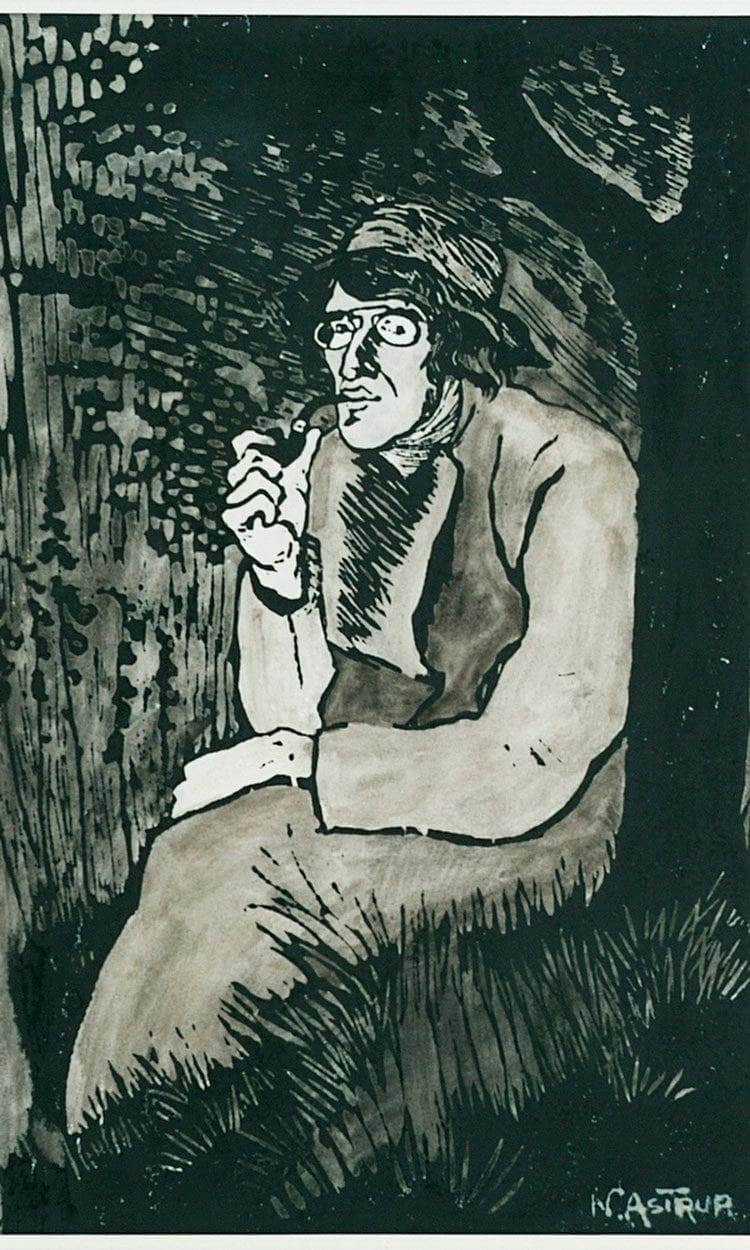 Self Portrait (Large) By Nicolai Astrup - Image 5