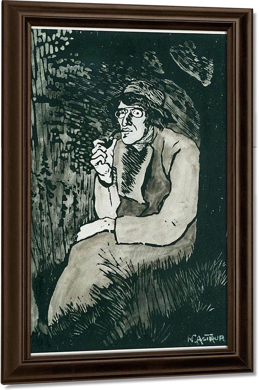 Self Portrait (Large) By Nicolai Astrup - Image 6
