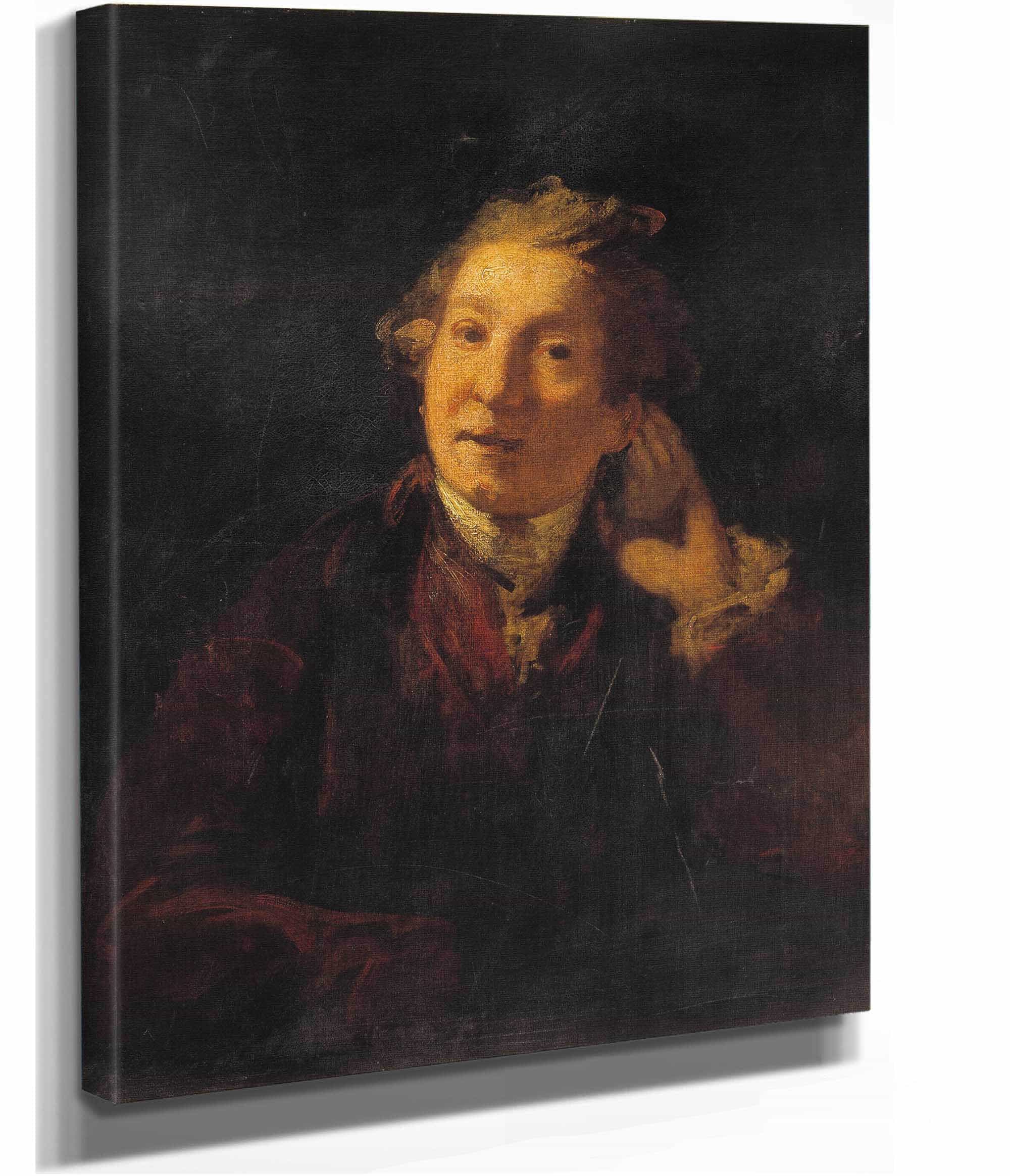 Self Portrait Of The Artist As A Deaf Man by Sir Joshua Reynolds - Image 2