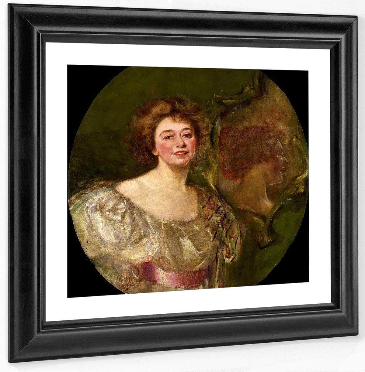 Self Portrait Reflected In Mirror By Alice Pike Barney - Image 2