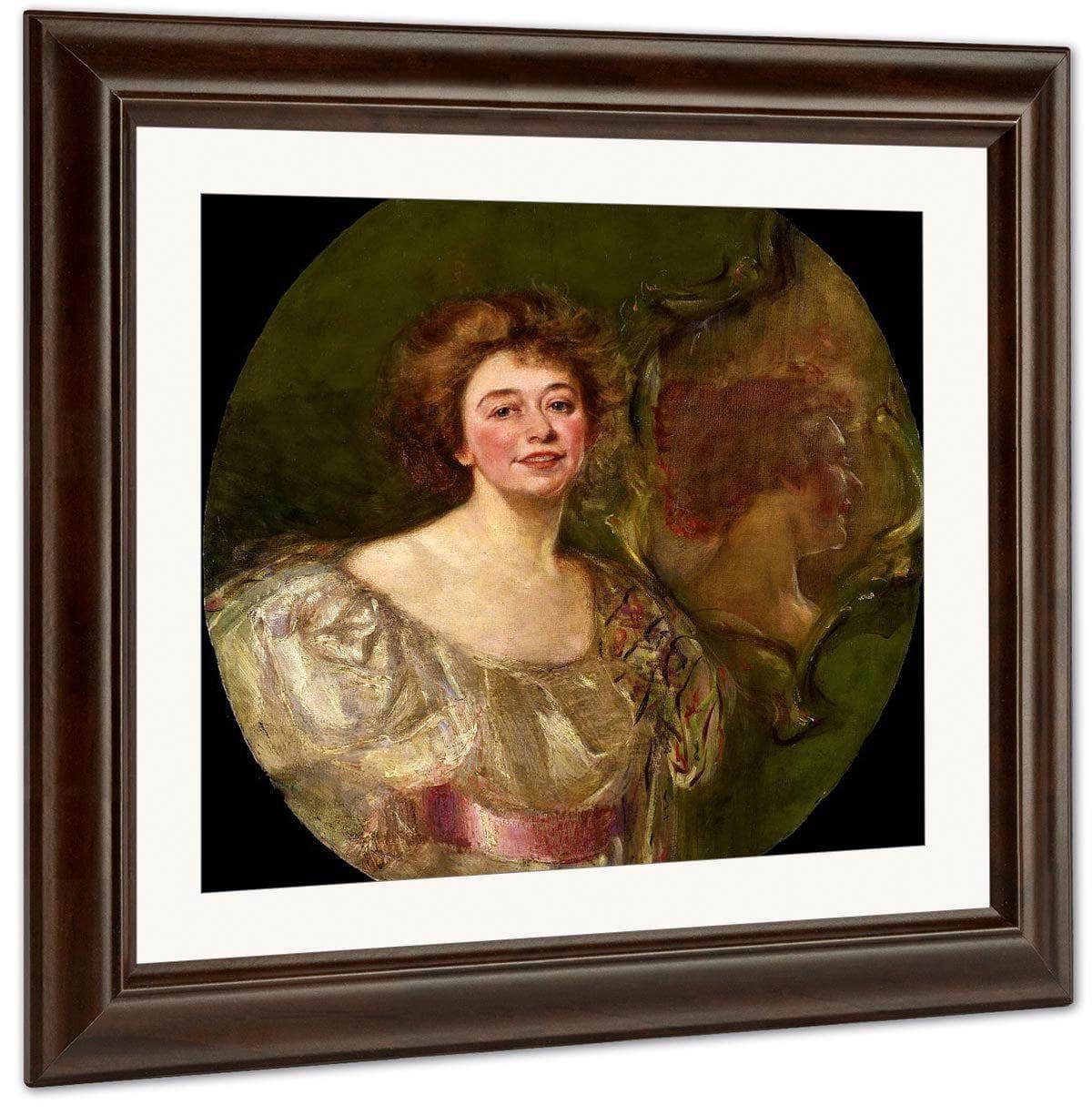 Self Portrait Reflected In Mirror By Alice Pike Barney - Image 3