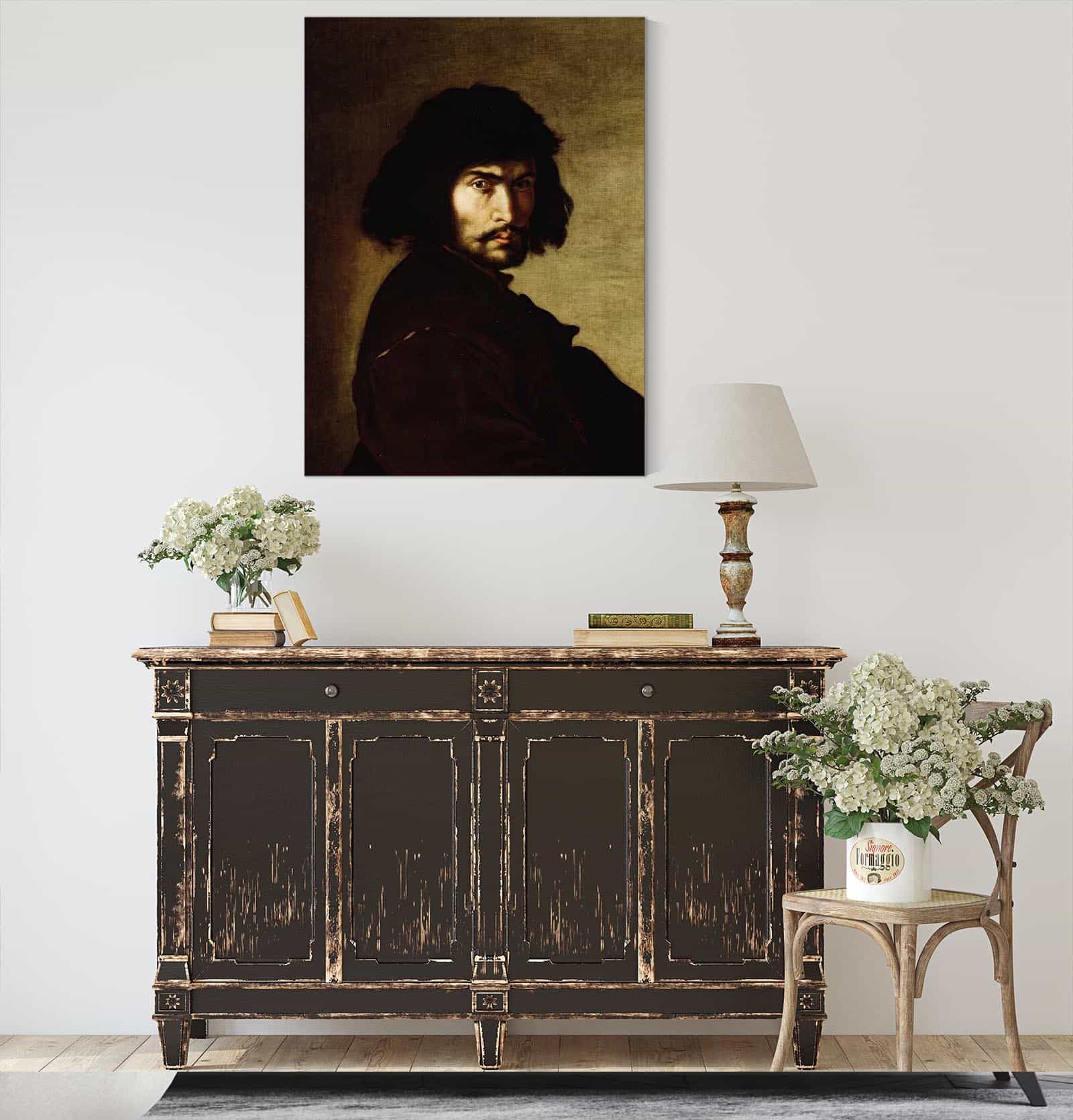 Self Portrait S by Salvator Rosa - Image 4