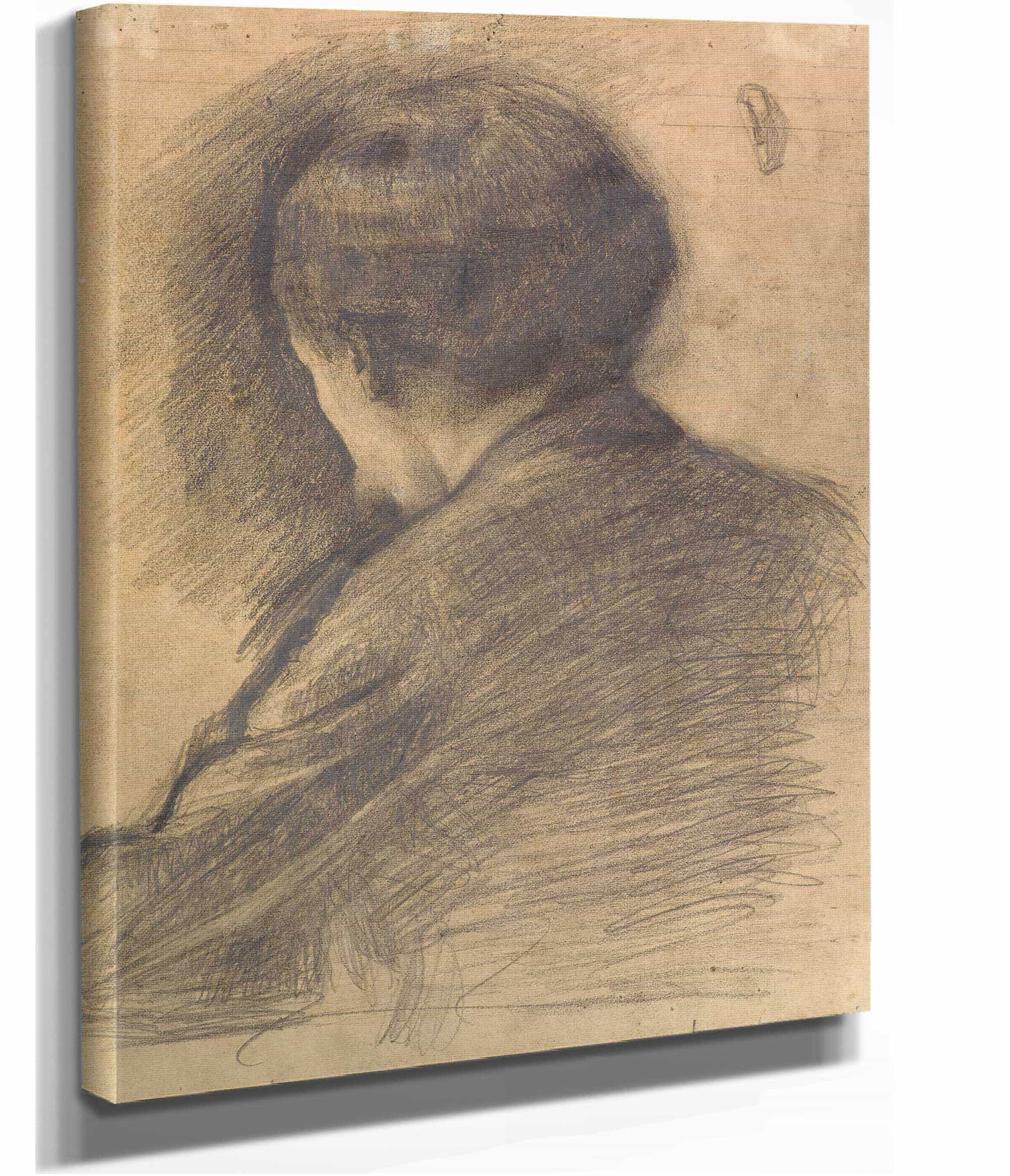 Self Portrait Seen From Behind by Vilhelm Hammershoi - Image 2