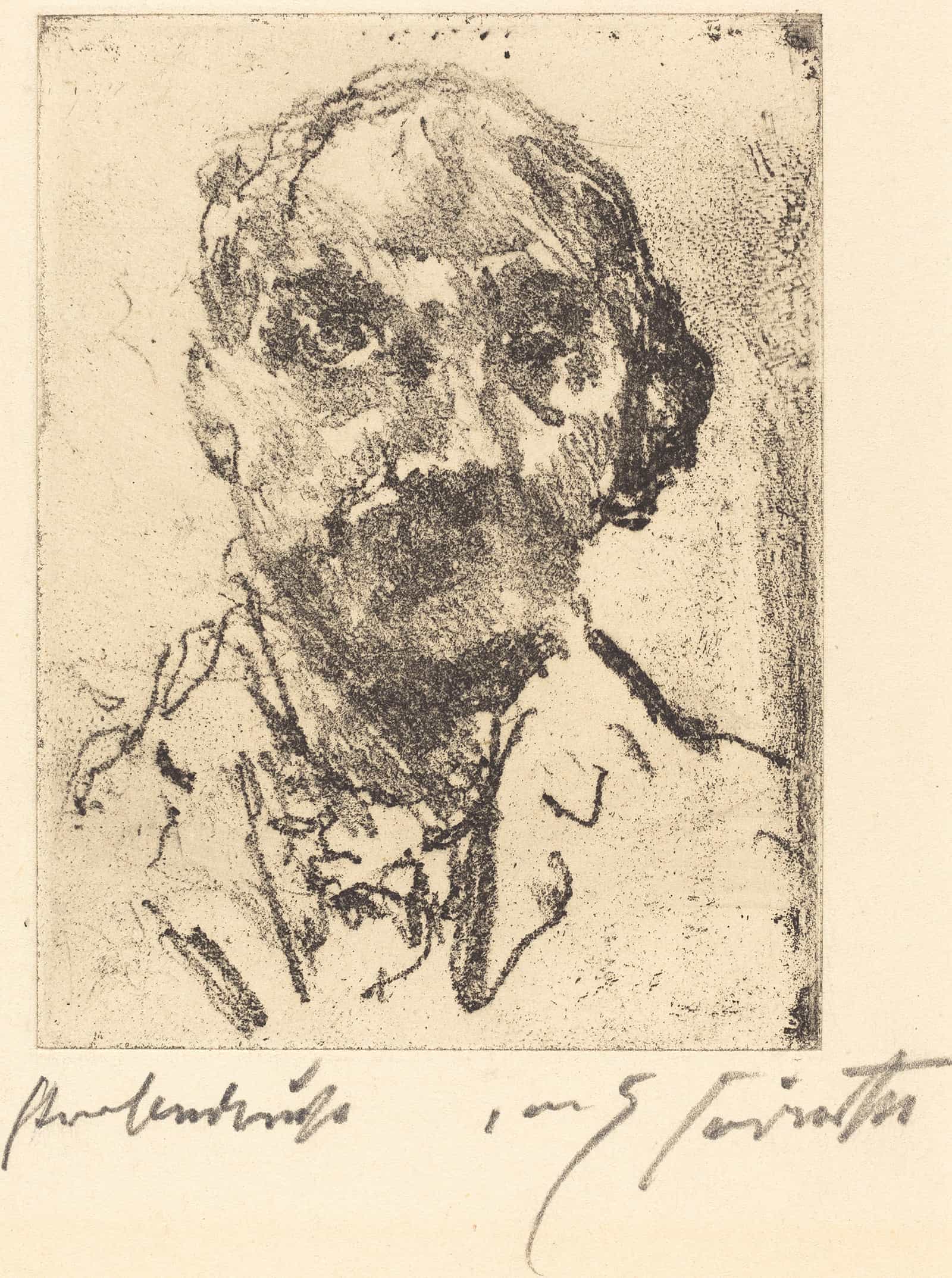 Self Portrait Selbstbildnis by Lovis Corinth - Image 13