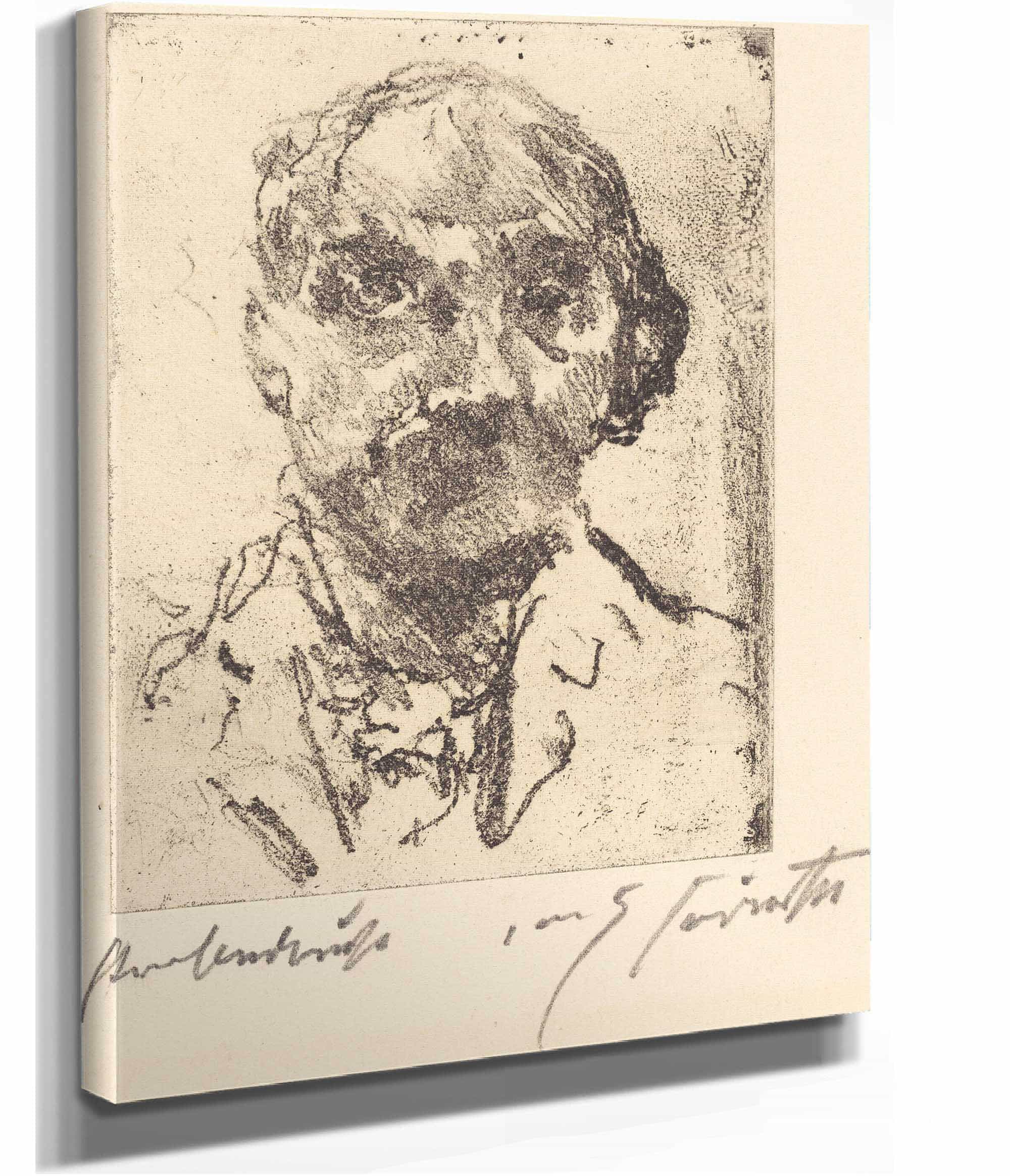 Self Portrait Selbstbildnis by Lovis Corinth - Image 15