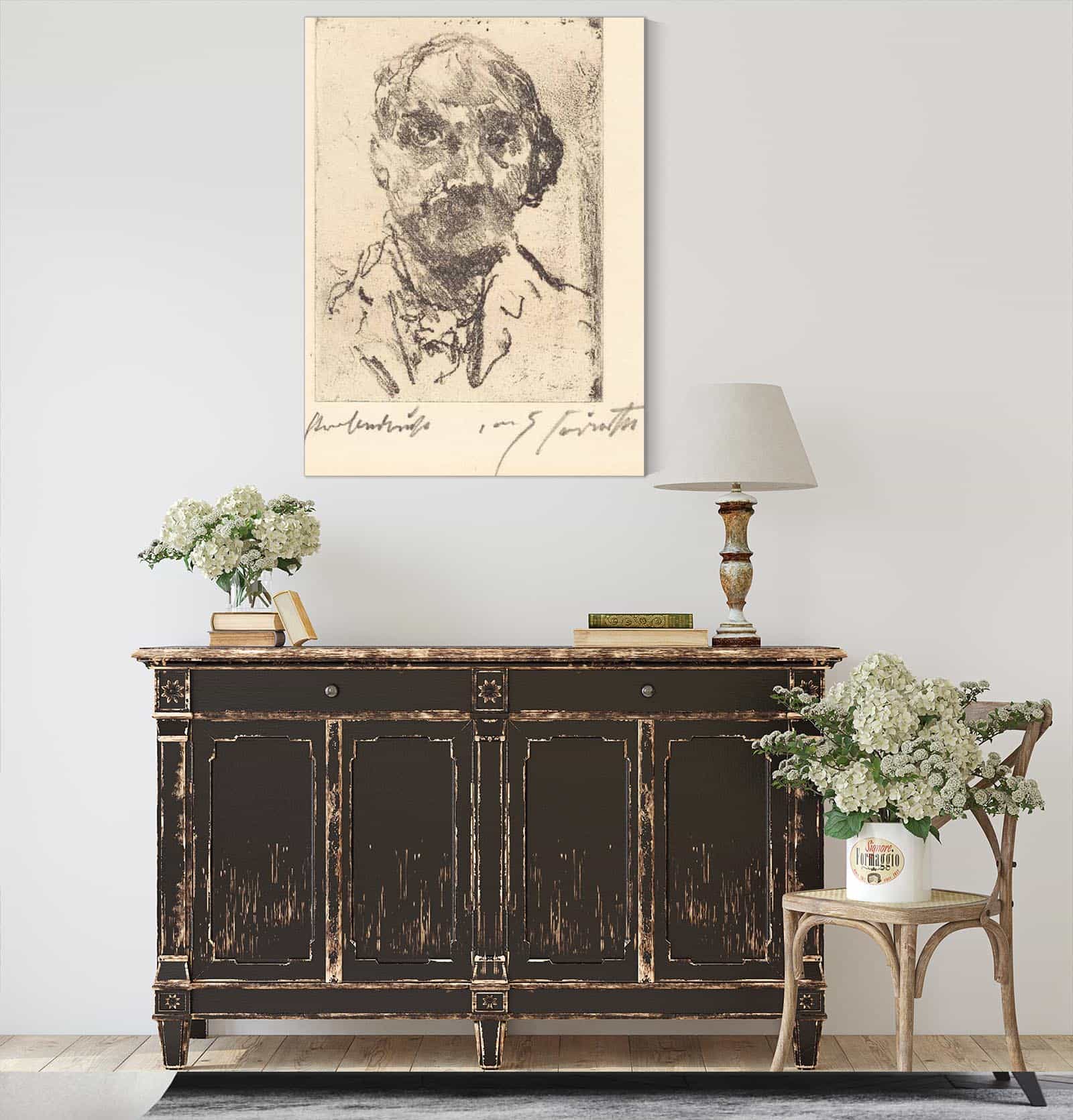 Self Portrait Selbstbildnis by Lovis Corinth - Image 18
