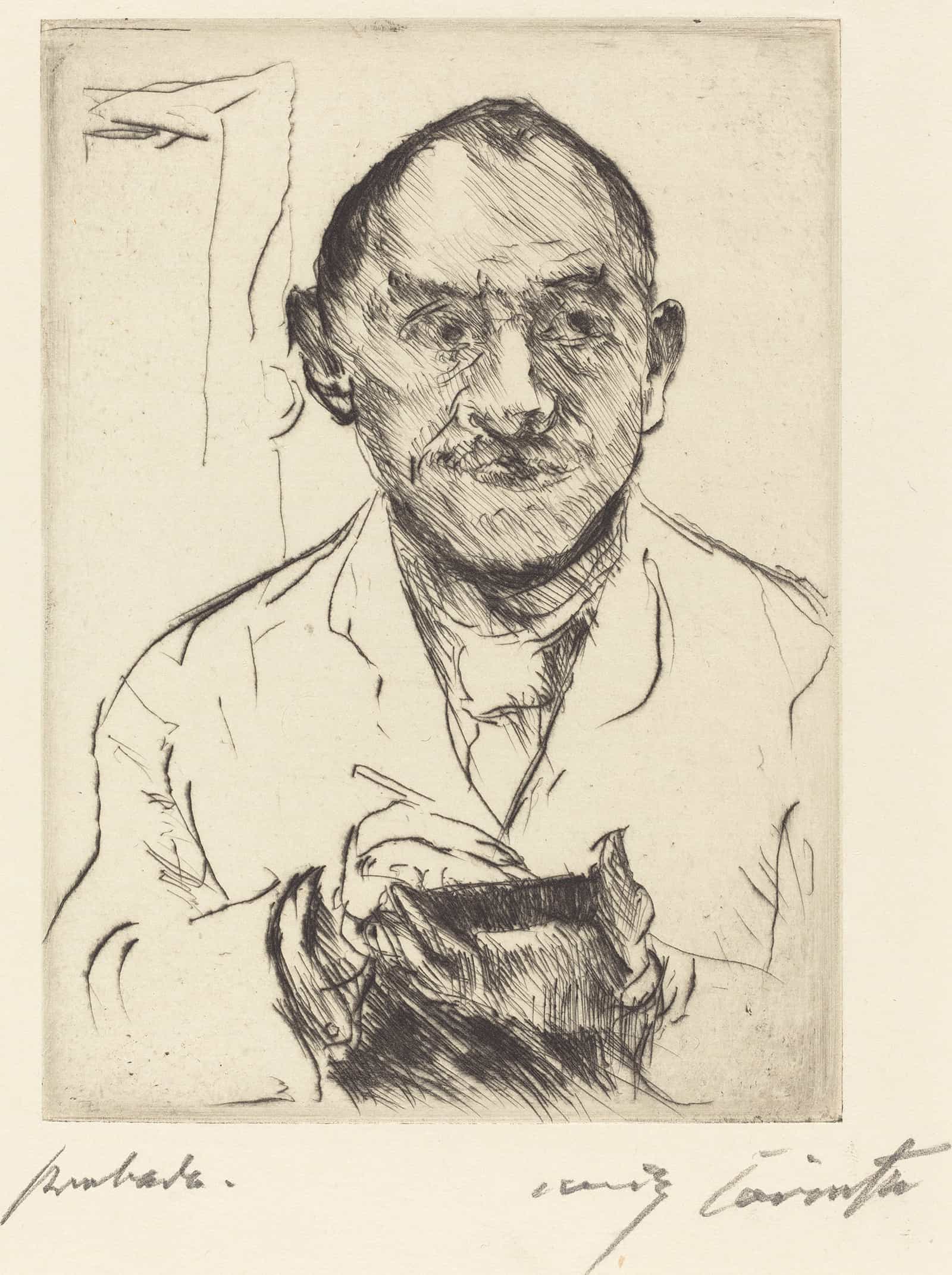 Self Portrait Selbstbildnis by Lovis Corinth - Image 2