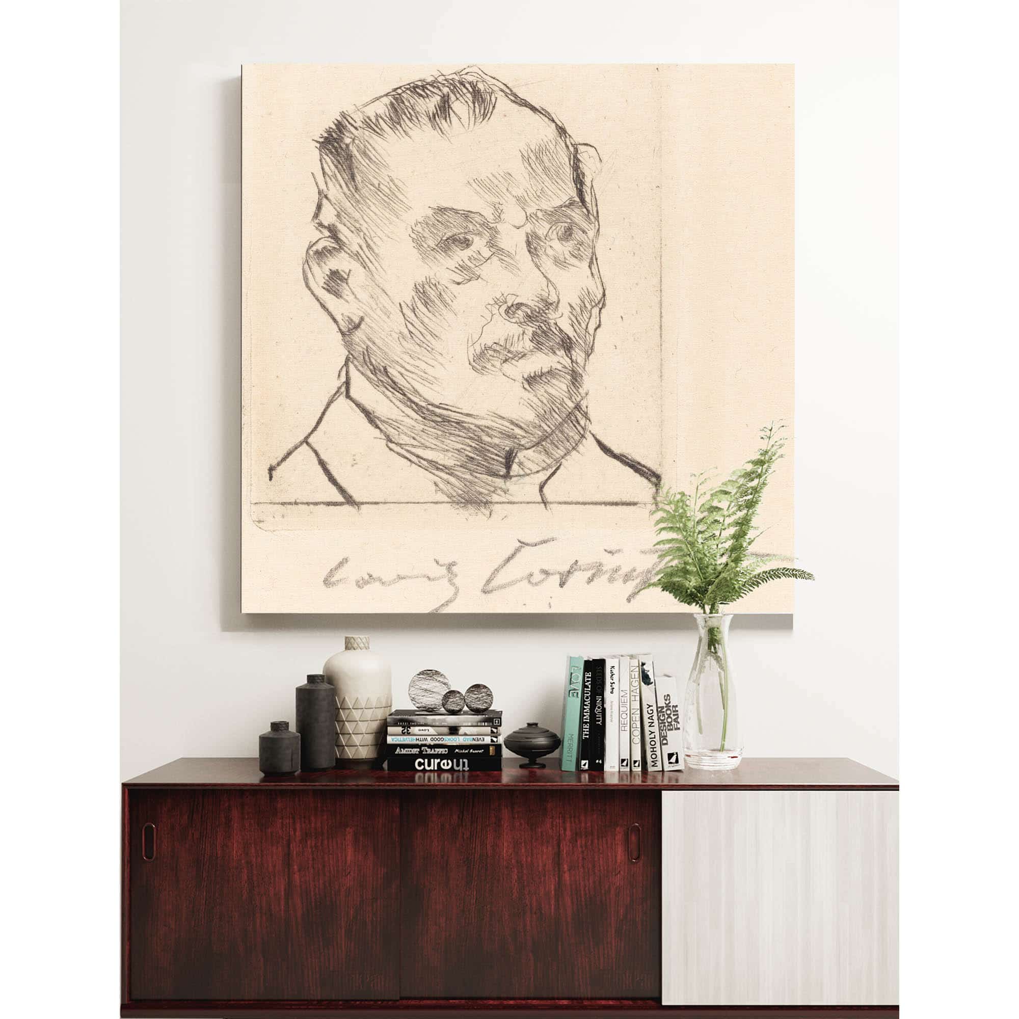 Self Portrait Selbstbildnis Kopf by Lovis Corinth - Image 5