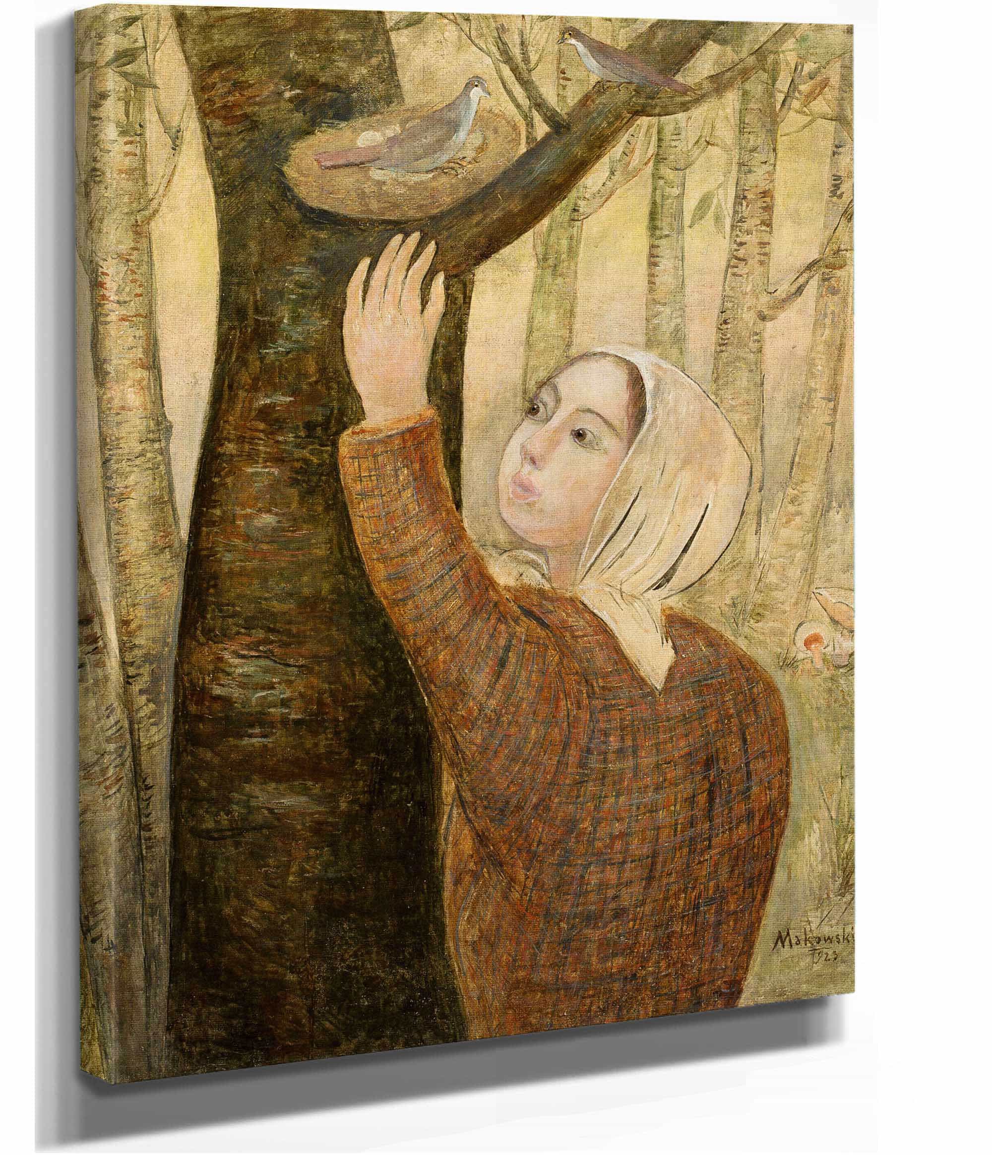 Self Portrait With A Palette by Tadeusz Makowski - Image 3