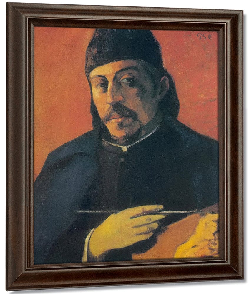 Self Portrait With A Palette By Paul Gauguin - Image 5