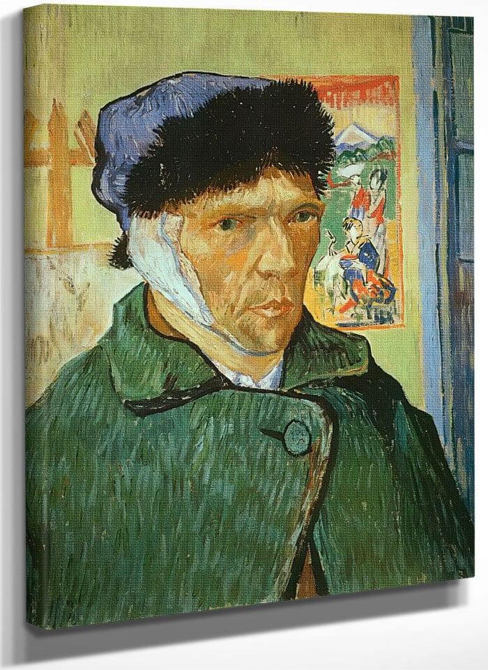 Self Portrait With Bandaged Ear By Vincent Van Gogh