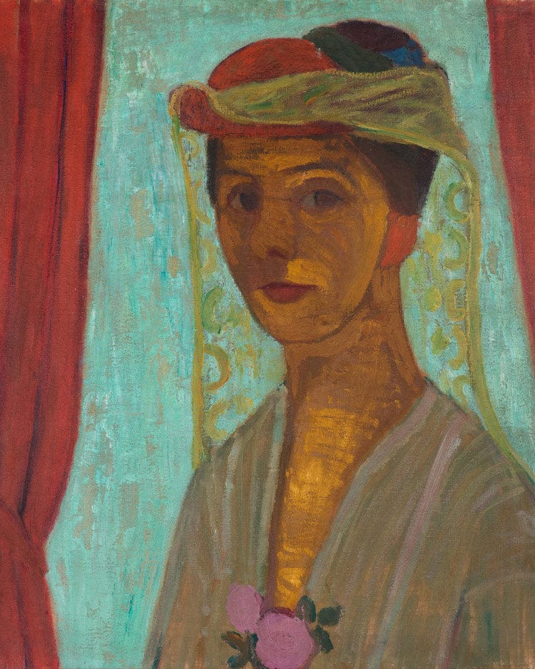 Self Portrait With Hat And Veil 1907 By Paula Modersohn Becker - Image 6
