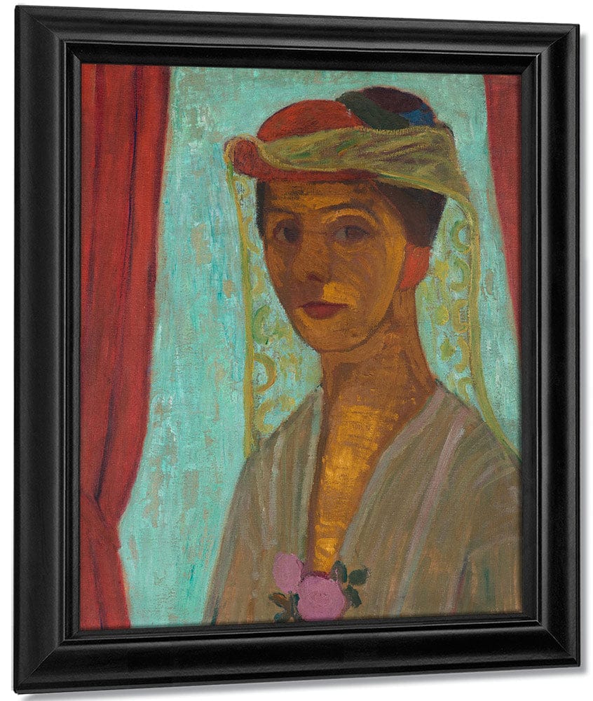Self Portrait With Hat And Veil 1907 By Paula Modersohn Becker - Image 7