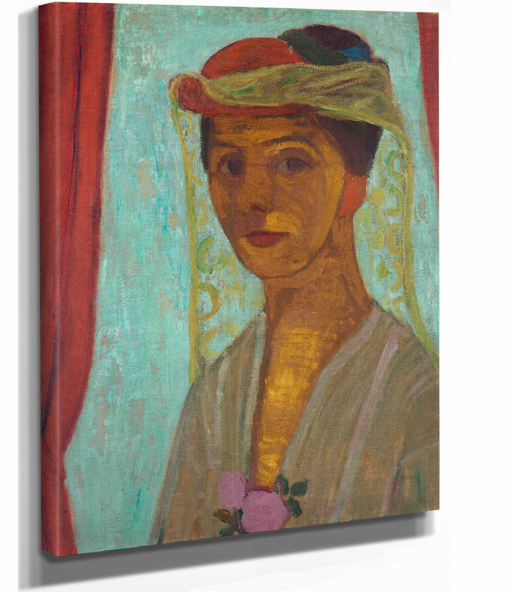 Self Portrait With Hat And Veil by Paula Modersohn Becker - Image 2