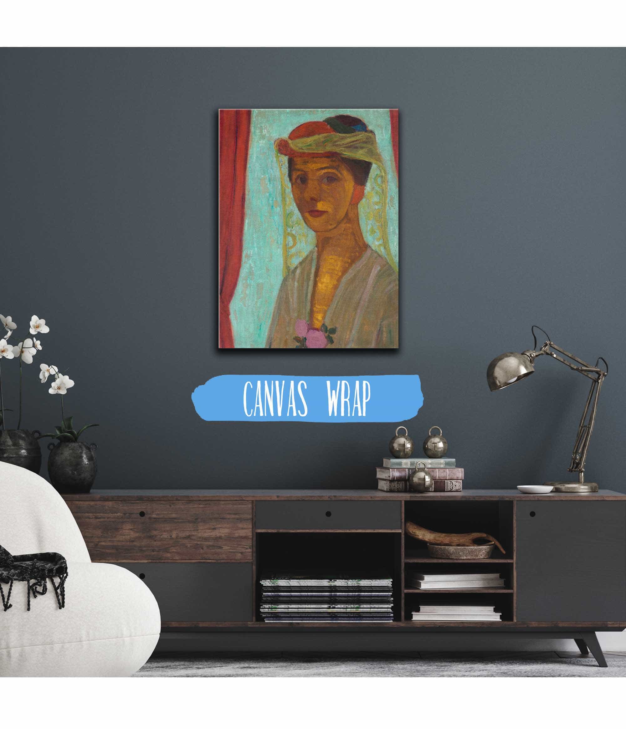 Self Portrait With Hat And Veil by Paula Modersohn Becker - Image 3