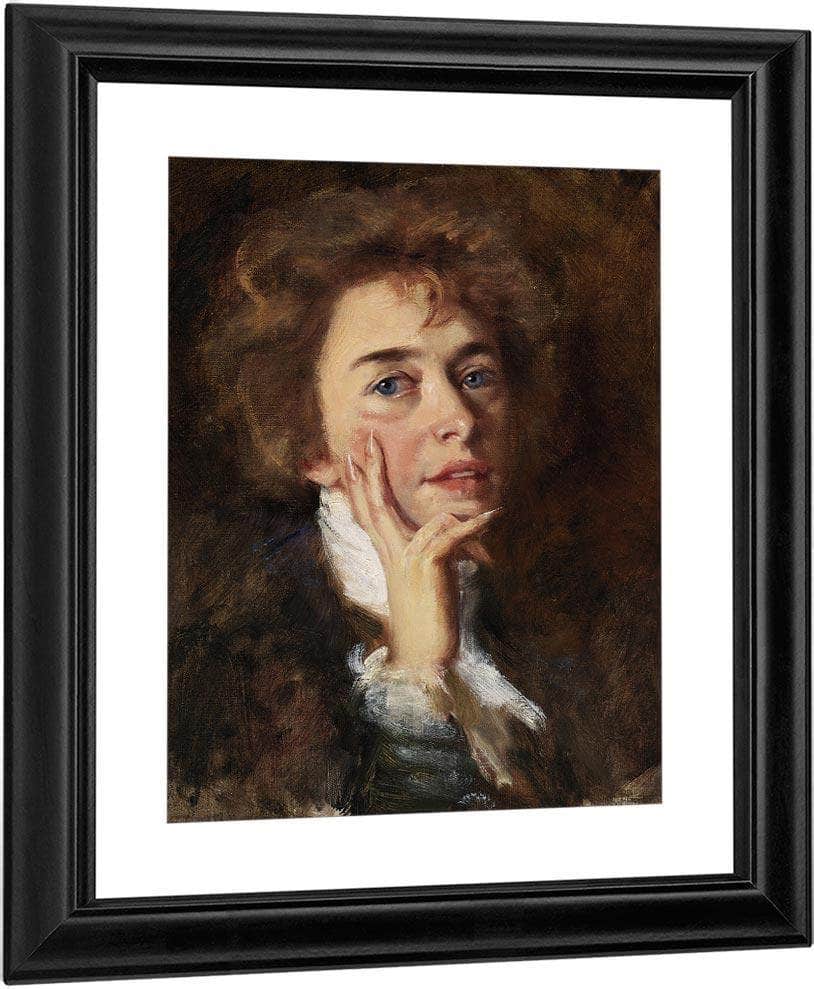 Self Portrait With Jabot By Alice Pike Barney - Image 3